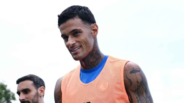 Scamacca allenamento