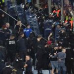 Tifosi Slovan Bratislava scontri