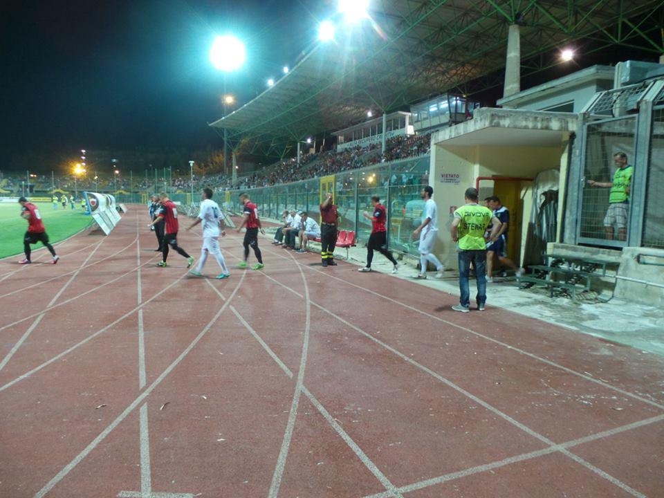 2013 14 coppa italia 1 turno nocerina pordenone entrata in campo