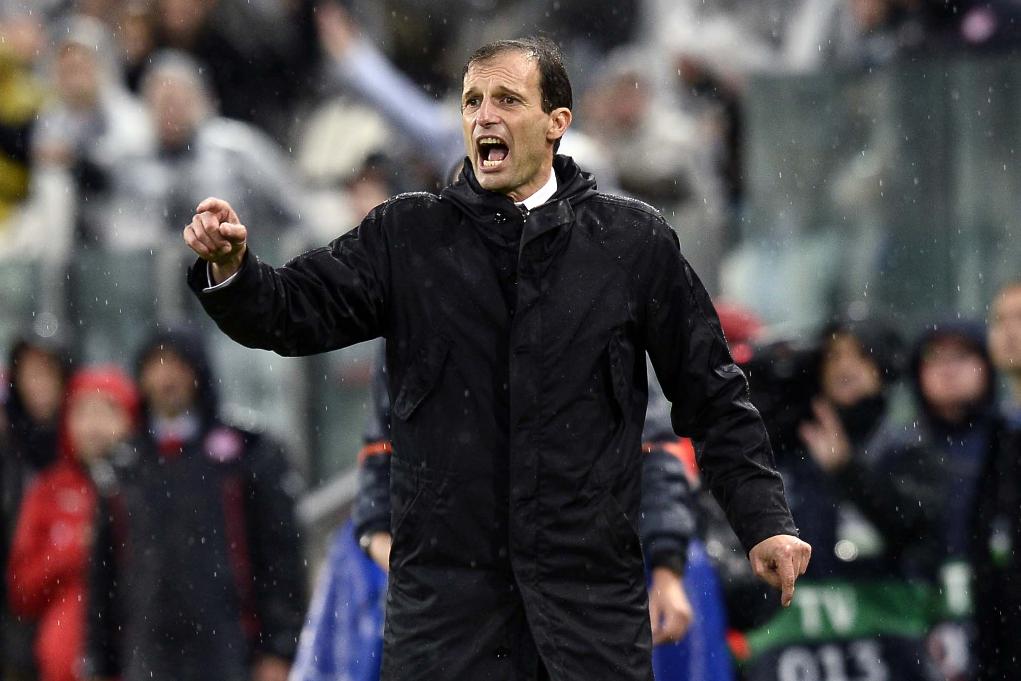 allegri pioggia juventus champions league away novembre 2014 ifa
