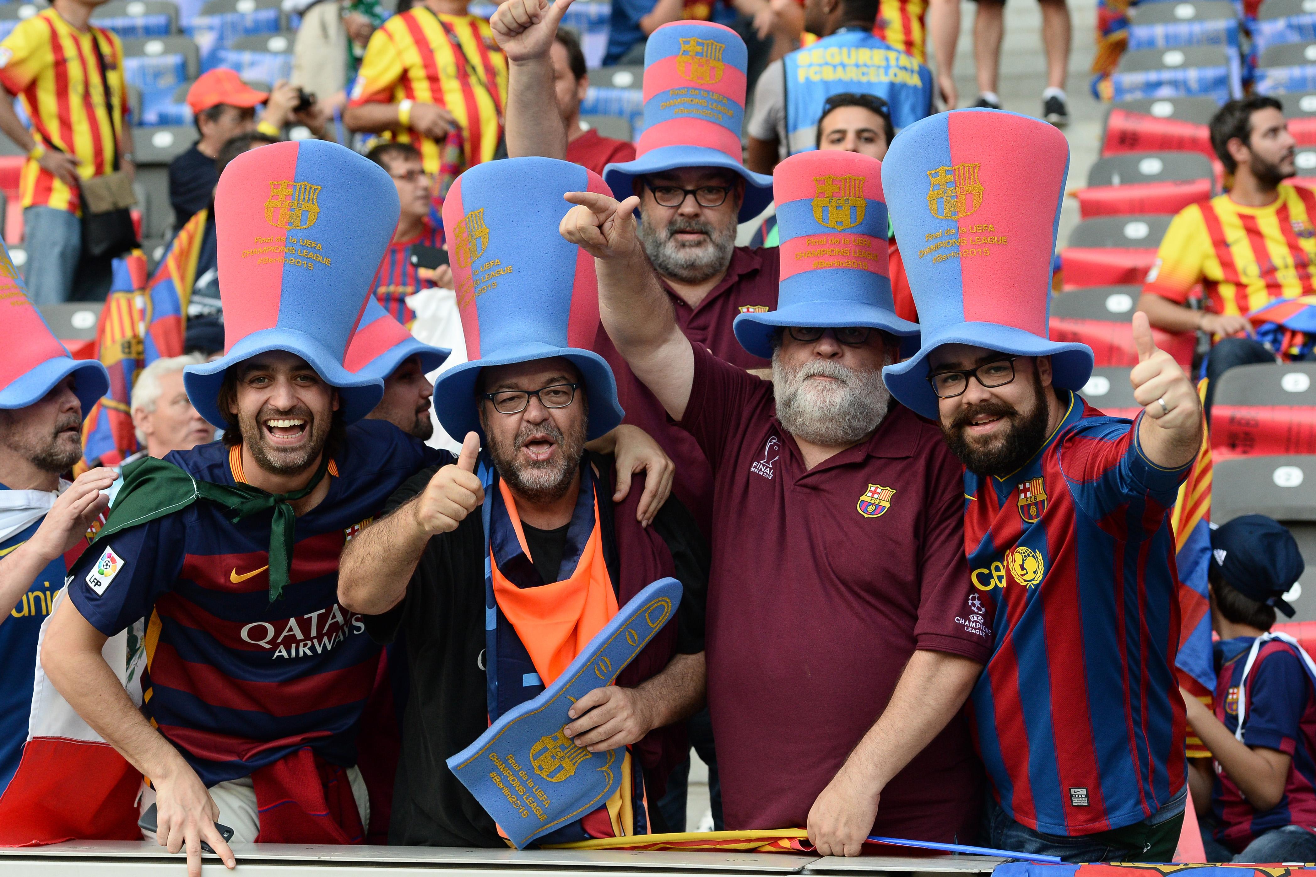 barcellona tifo finale champions league giugno 2015