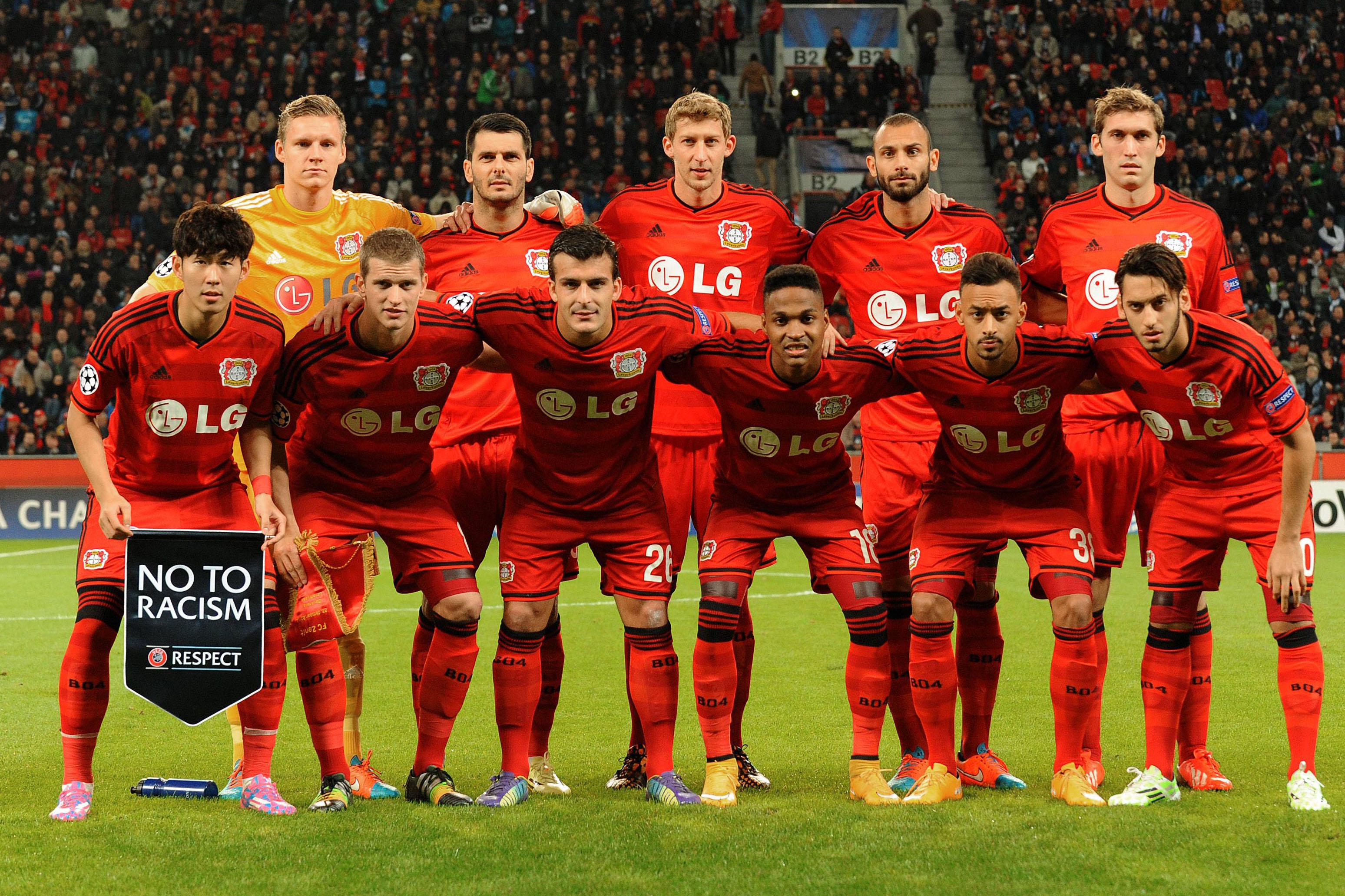 bayer leverkusen squadra champions league ottobre 2014 ifa
