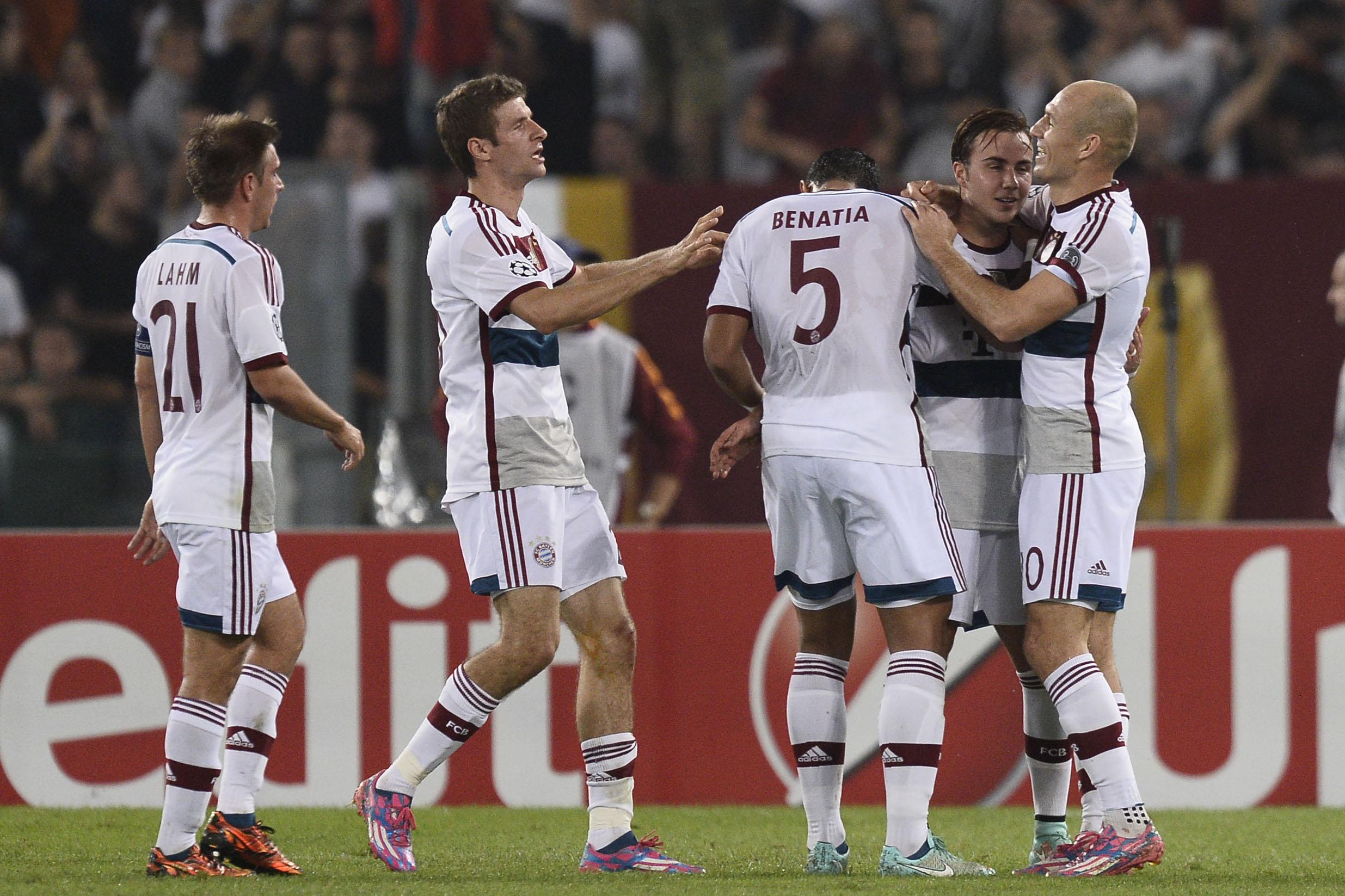 bayern monaco esulta away champions league ottobre 2014 ifa