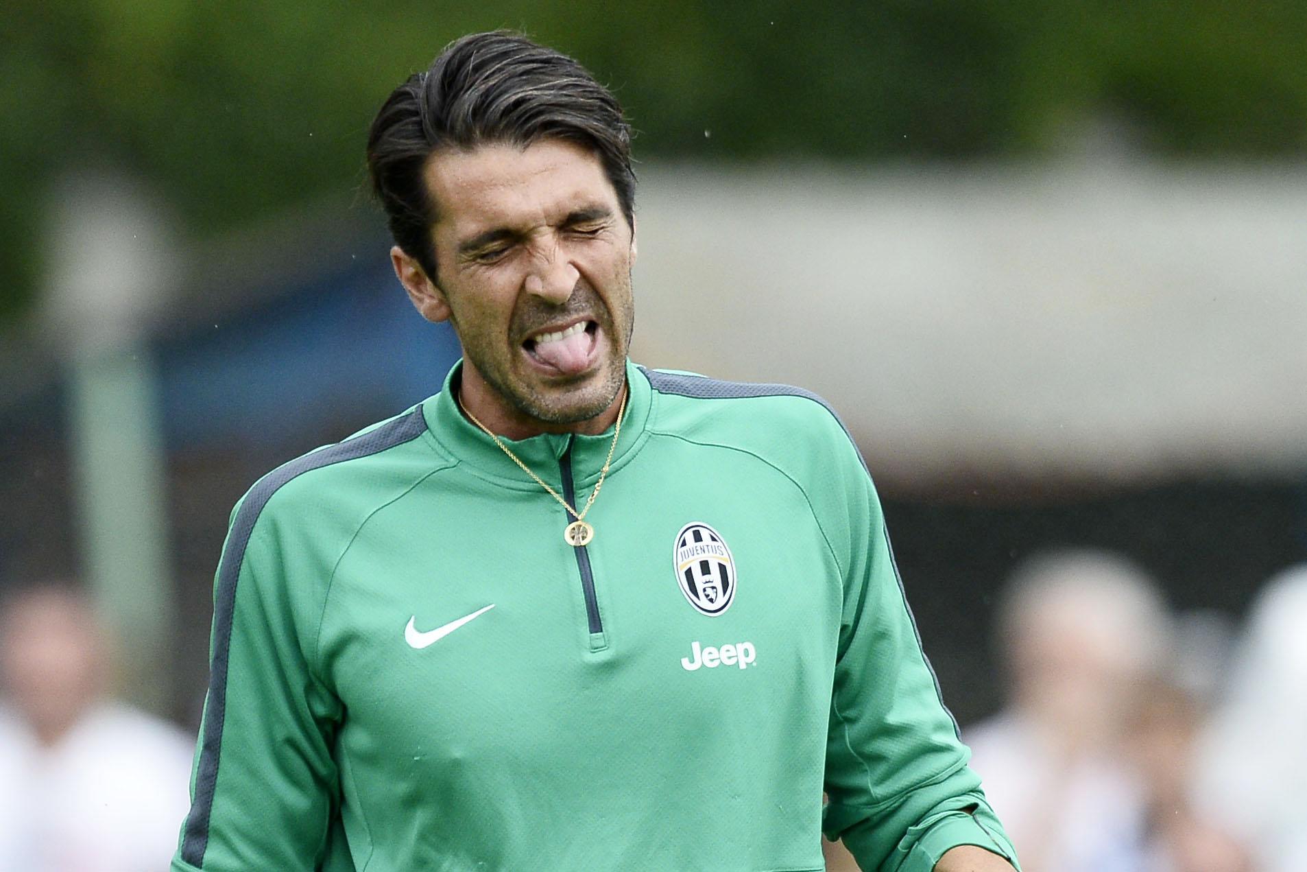 buffon occhiolino juventus agosto 2014 ifa
