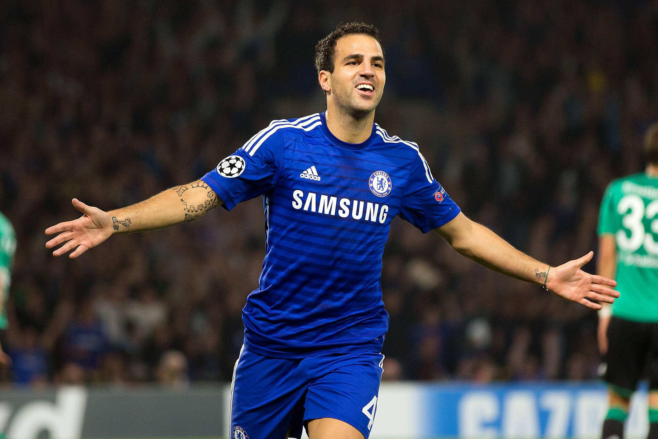 fabregas esulta chelsea champions league settembre 2014 ifa