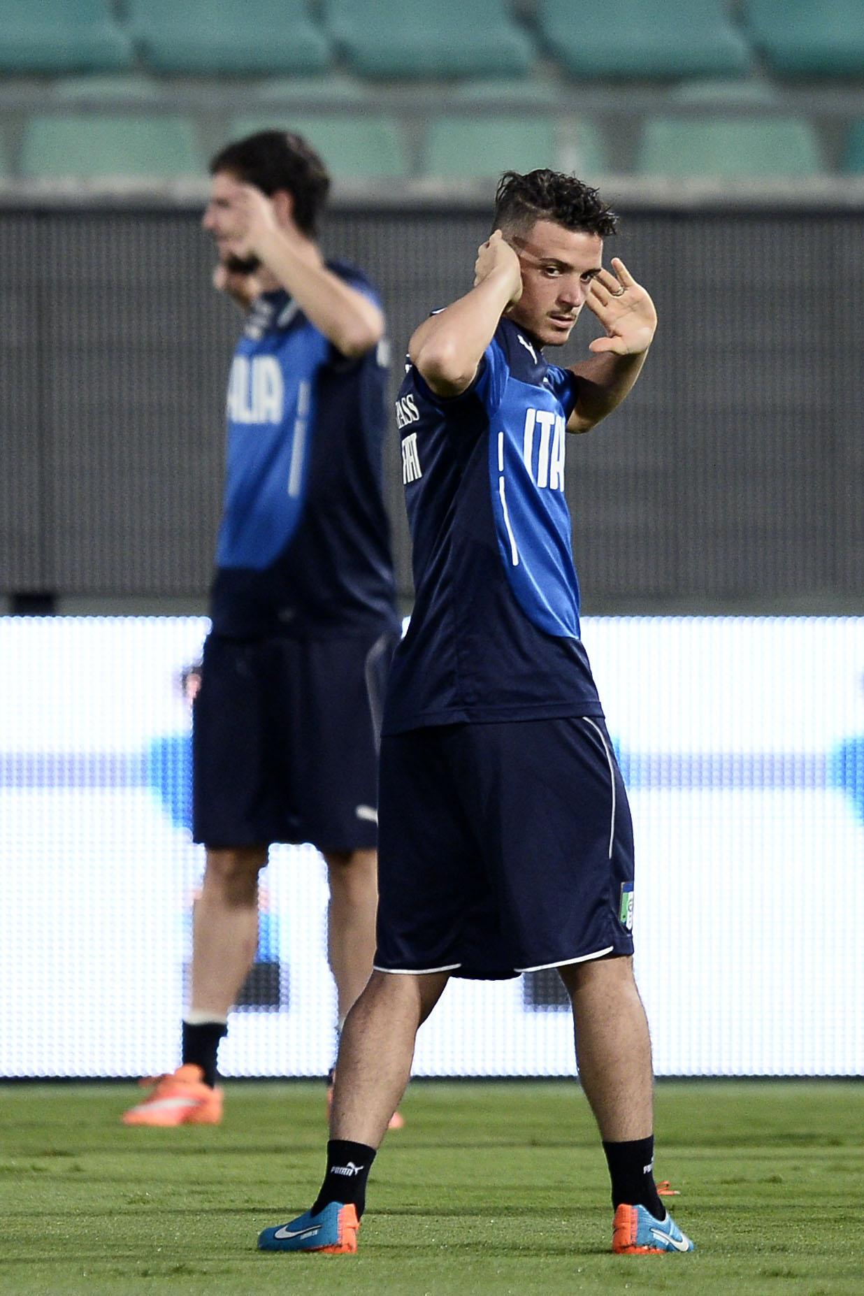 florenzi allenamento italia 2014 ifa