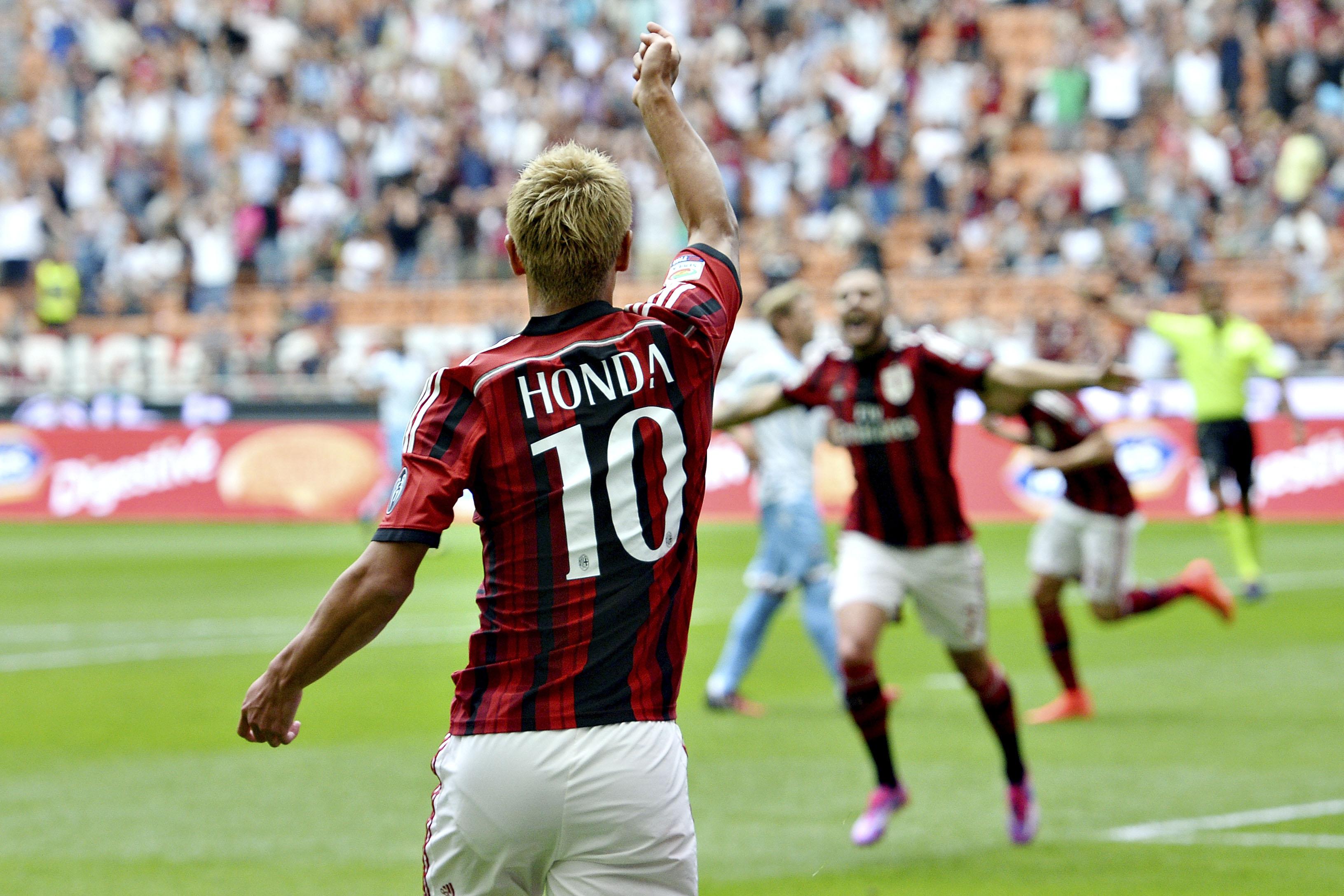 honda esulta milan agosto 2014 ifa