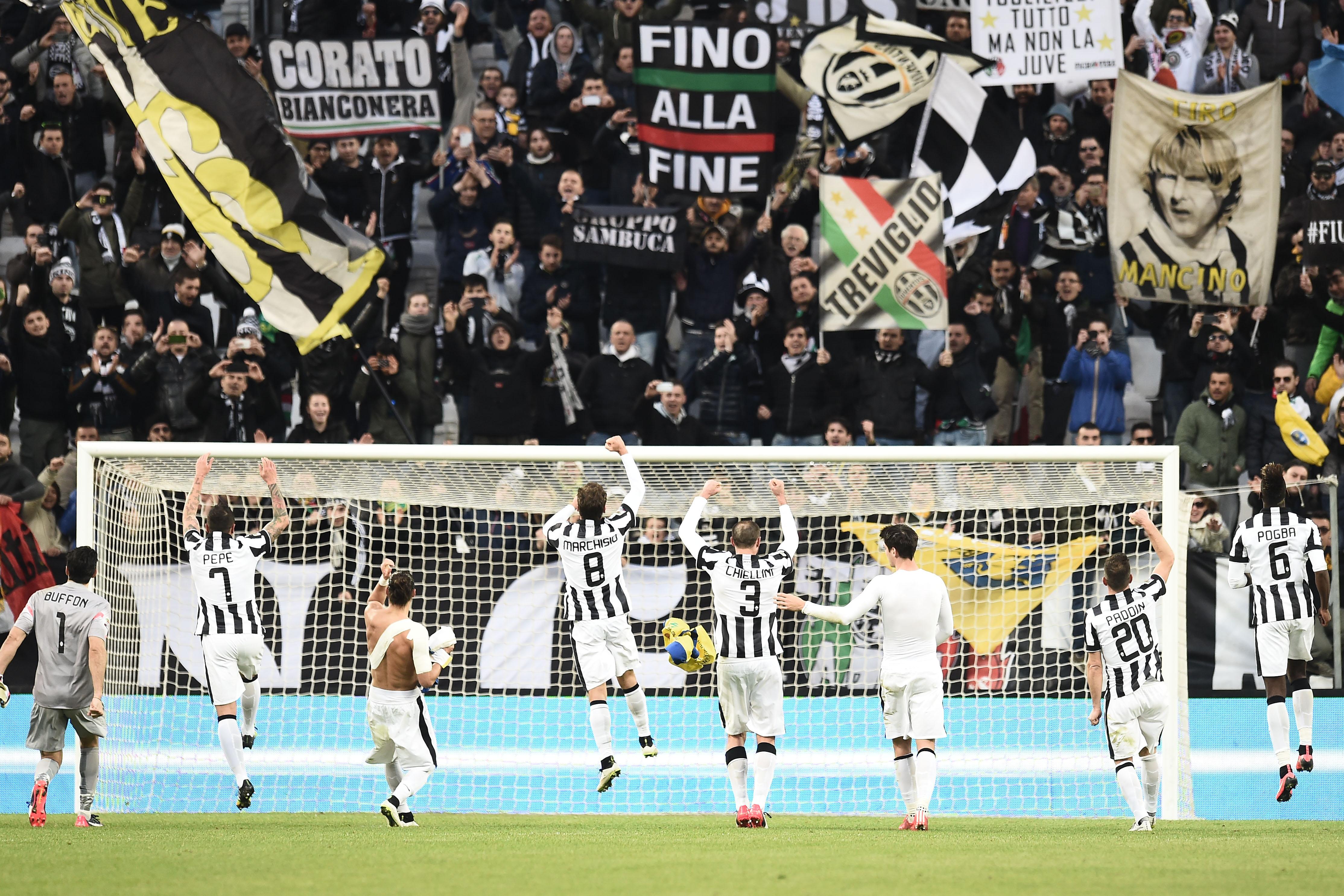 juventus esulta tifosi gennaio 2015 ifa