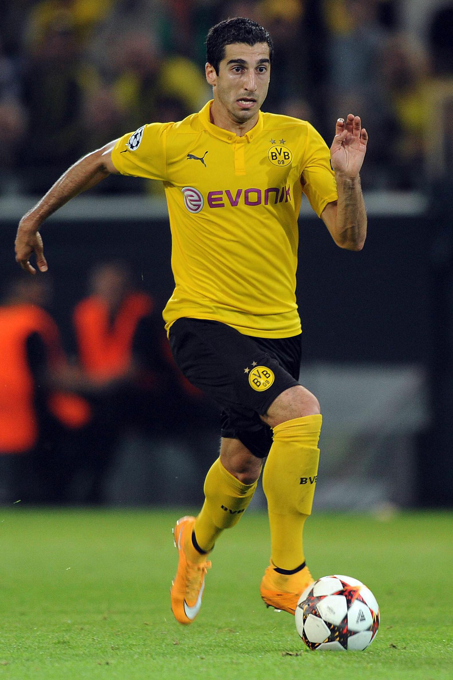 mkhitaryan azione borussia dortmund champions league settembre 2014 ifa