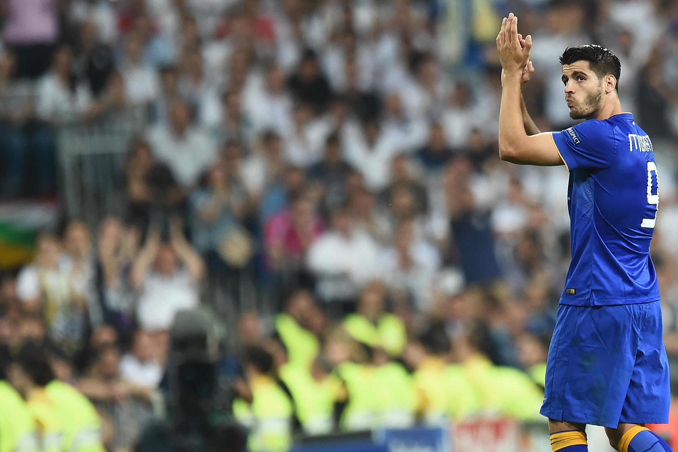 morata saluta juventus away champions league maggio 2015 ifa