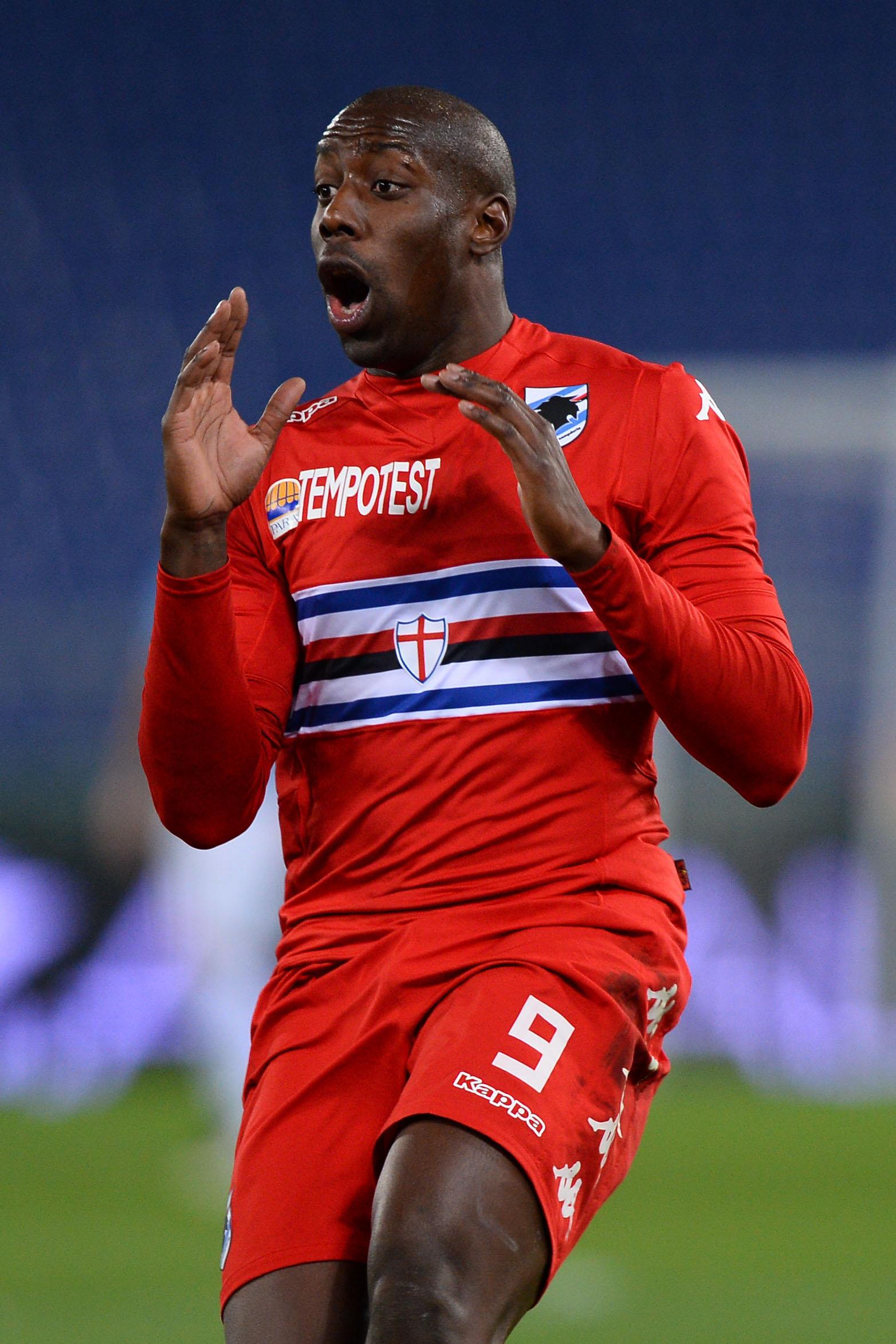 okaka disperato sampdoria third gennaio 2015 ifa