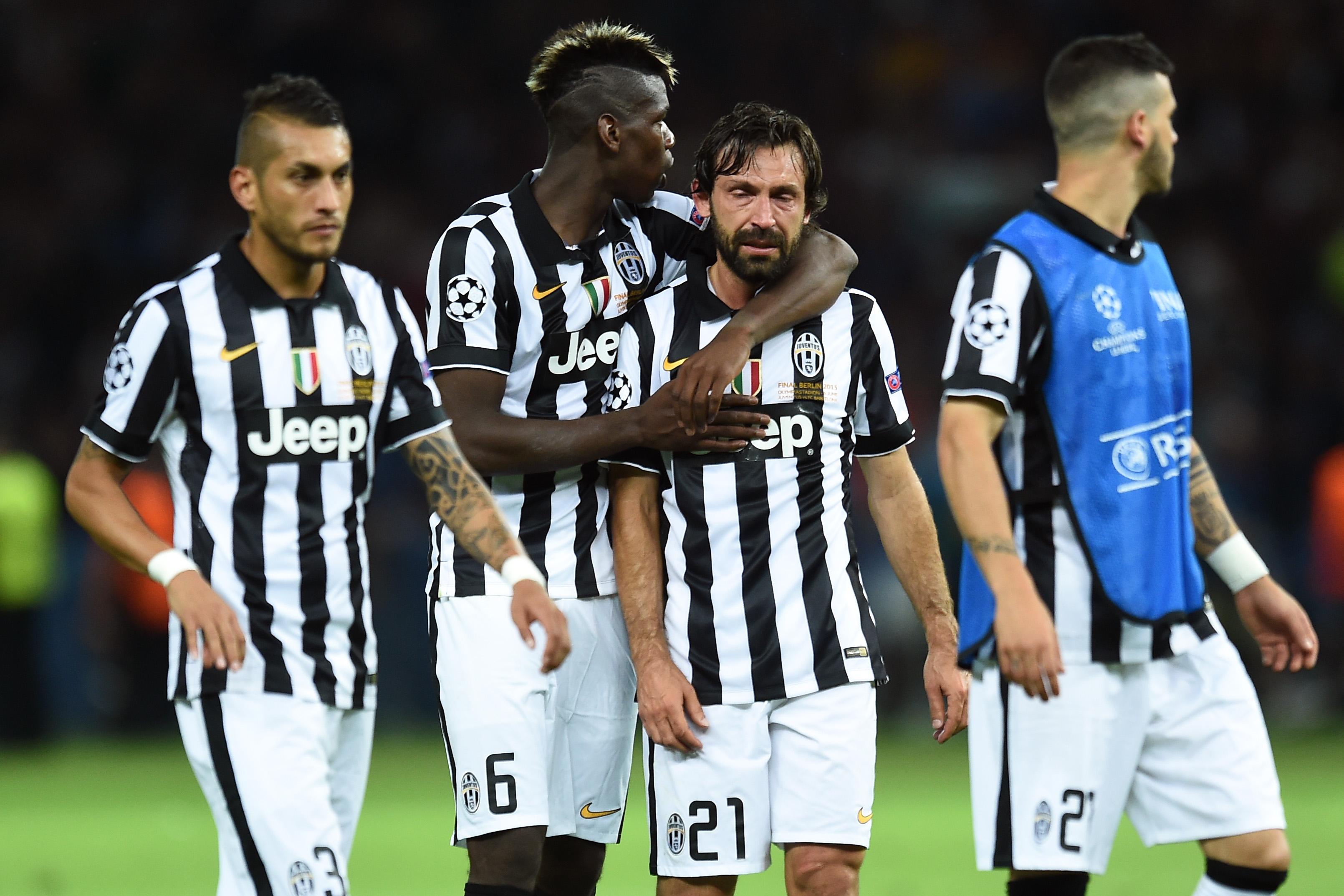 pirlo piange pogba juventus finale champions league giugno 2015