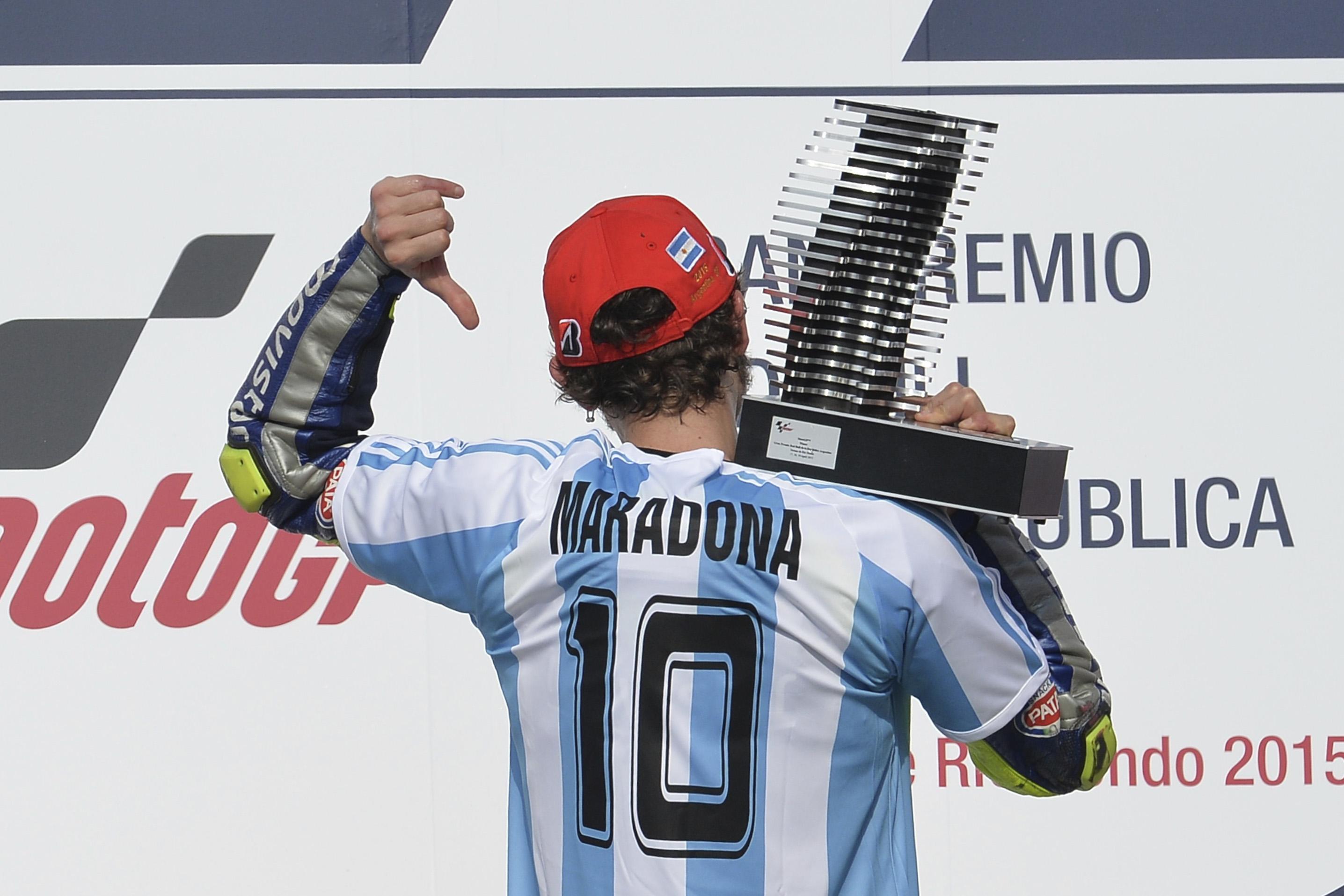 rossi valentino maglia maradona aprile 2014 ifa