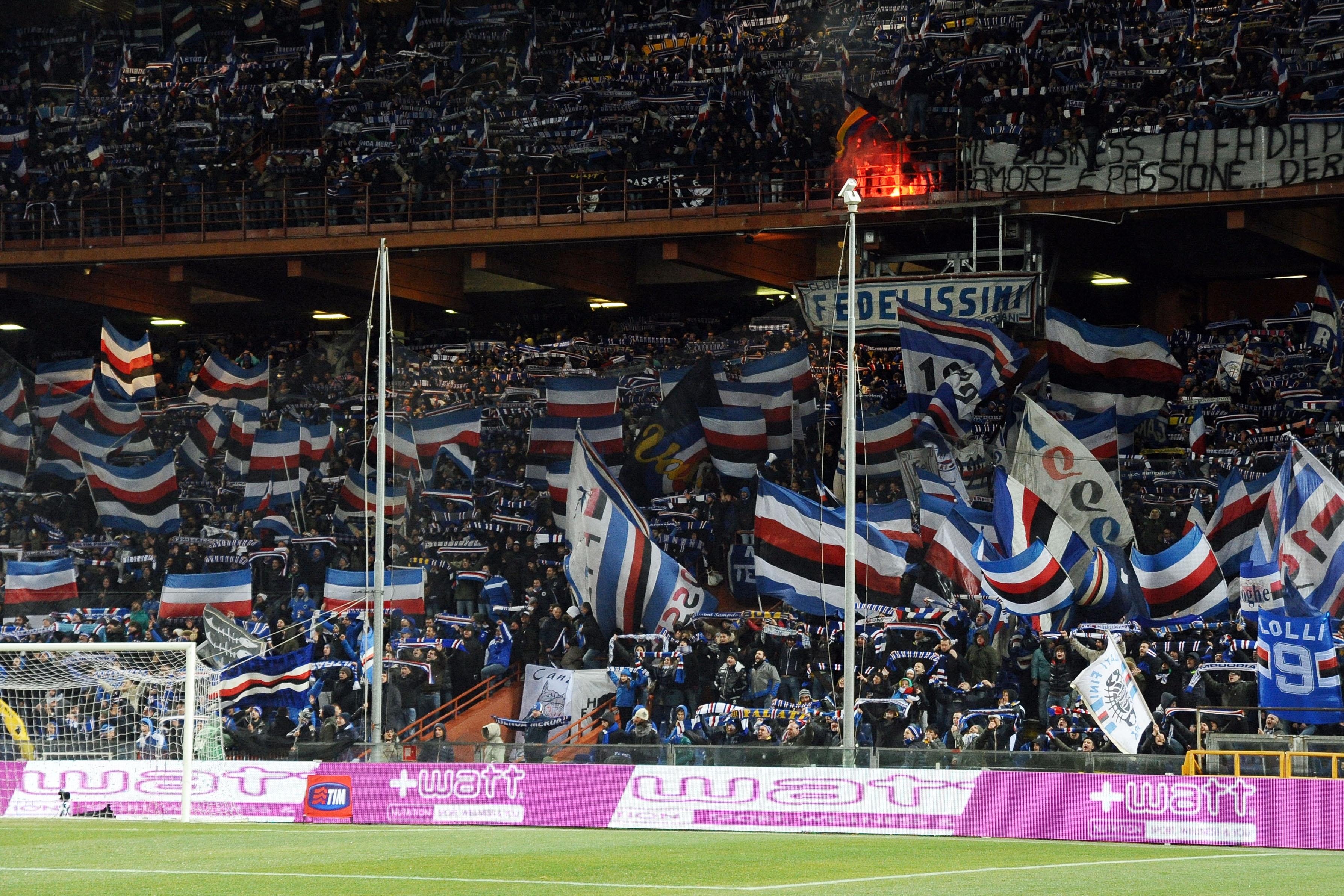 sampdoria tifo febbraio 2015 ifa