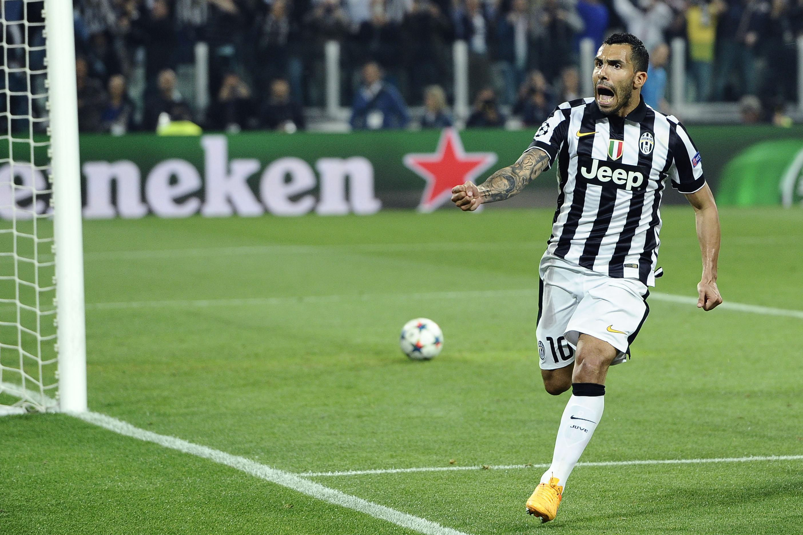 tevez esulta juventus champions league maggio 2015 ifa