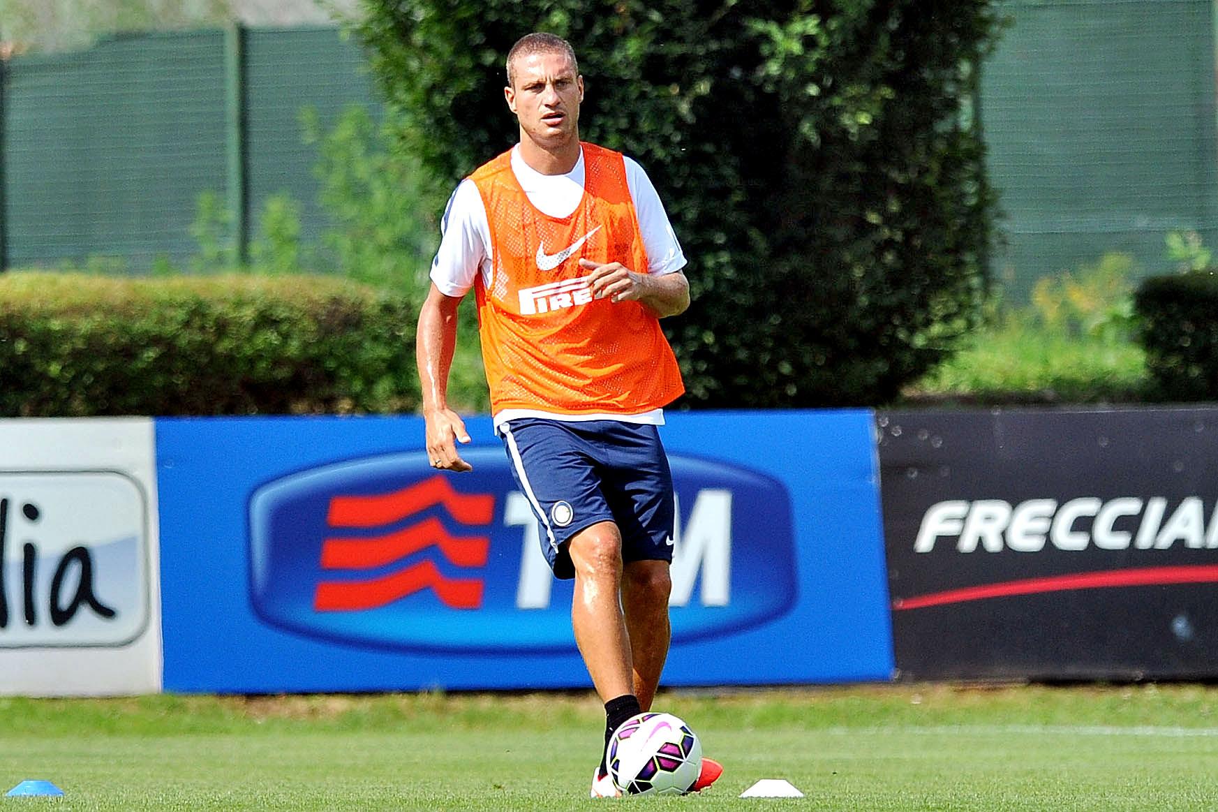 vidic allenamento inter luglio 2014
