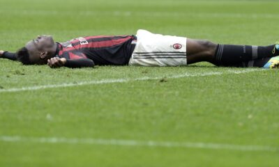 balotelli disteso bis milan maggio 2016 ifa