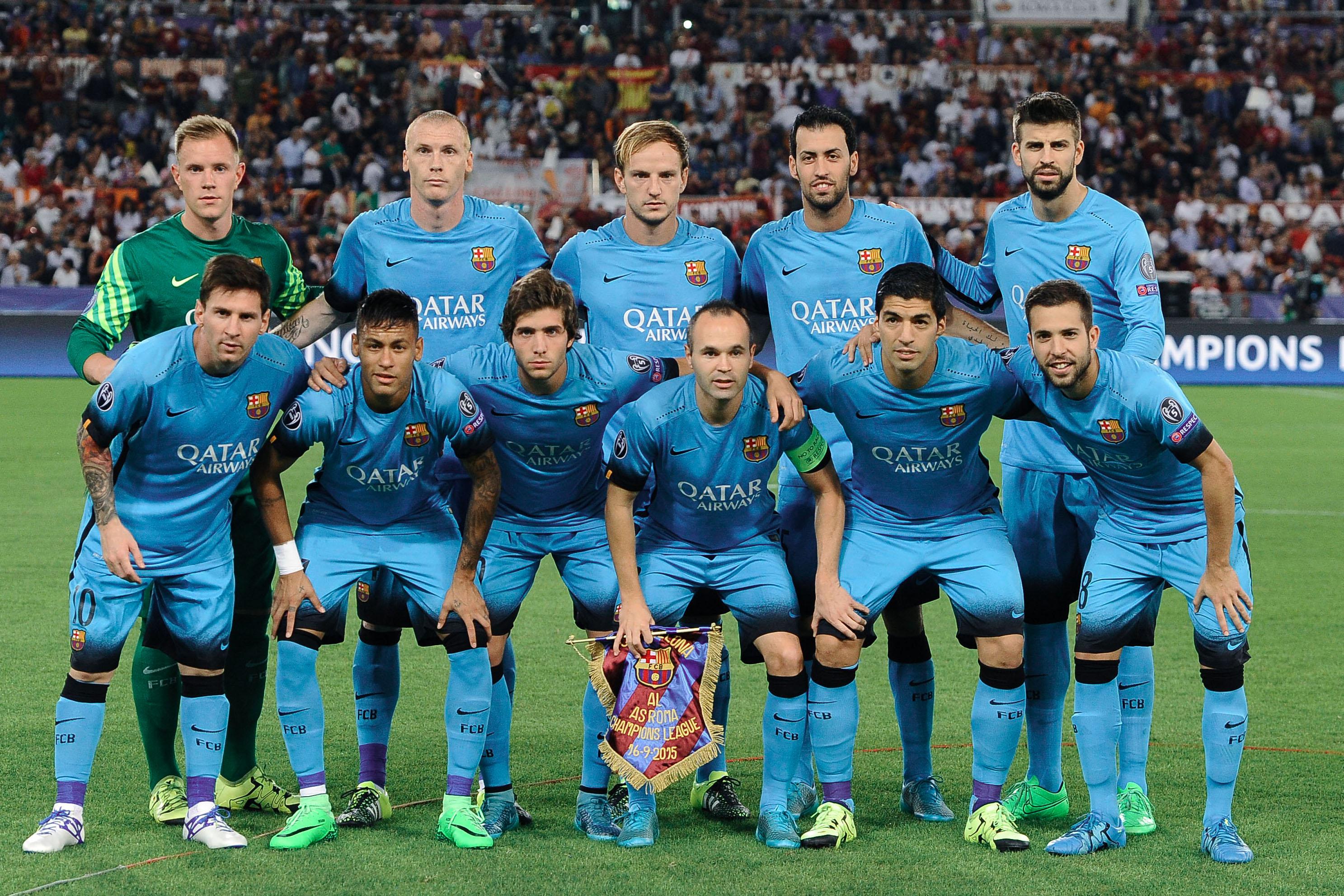 barcellona third formazione champions league settembre 2015 ifa