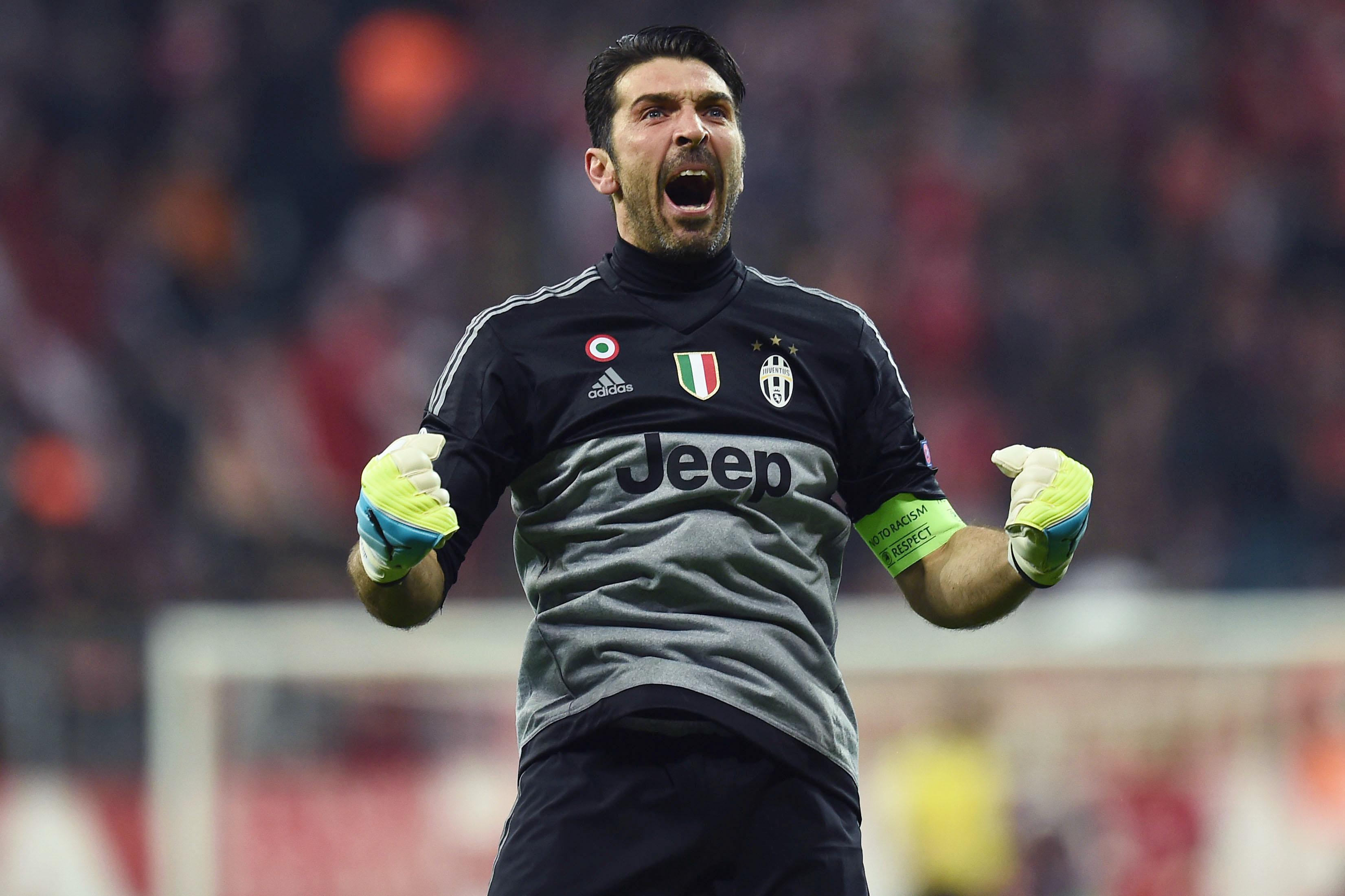 buffon esulta juventus champions league marzo 2016 ifa
