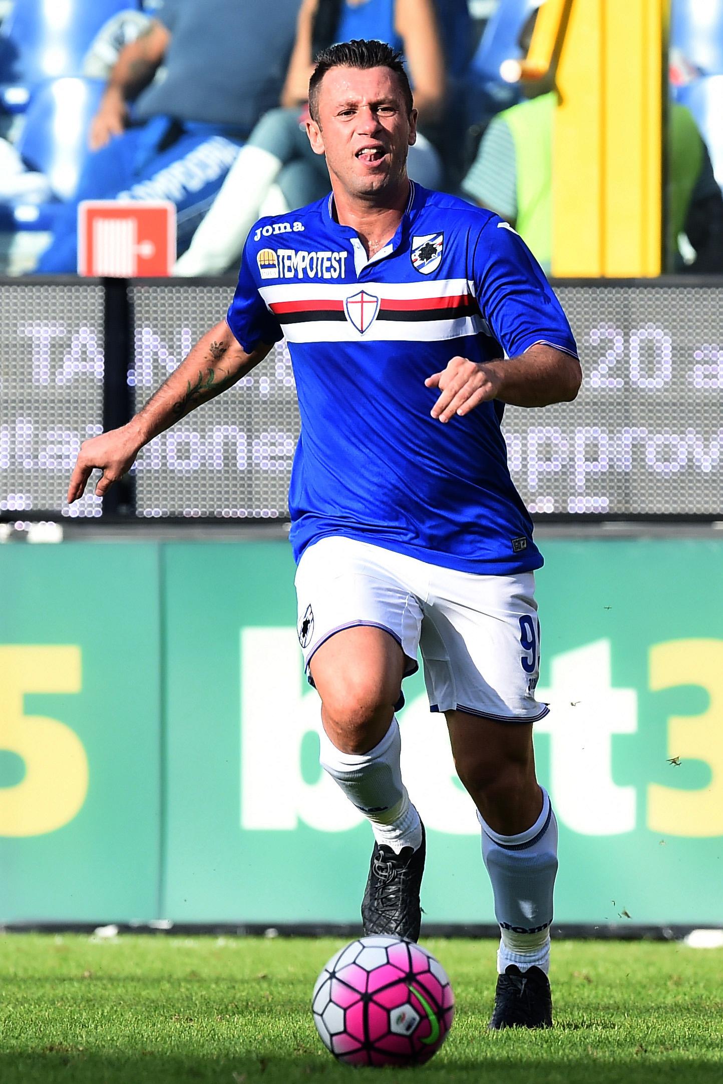 cassano azione sampdoria ottobre 2015 ifa