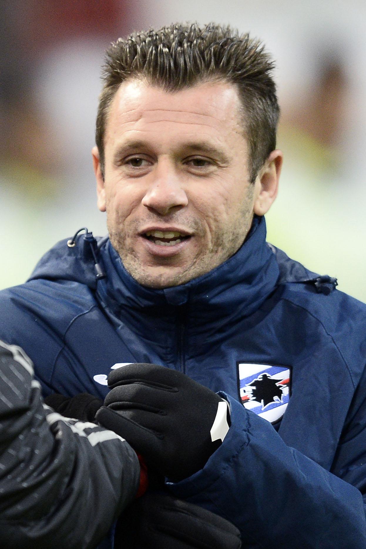 cassano giubbotto sampdoria novembre 2015 ifa