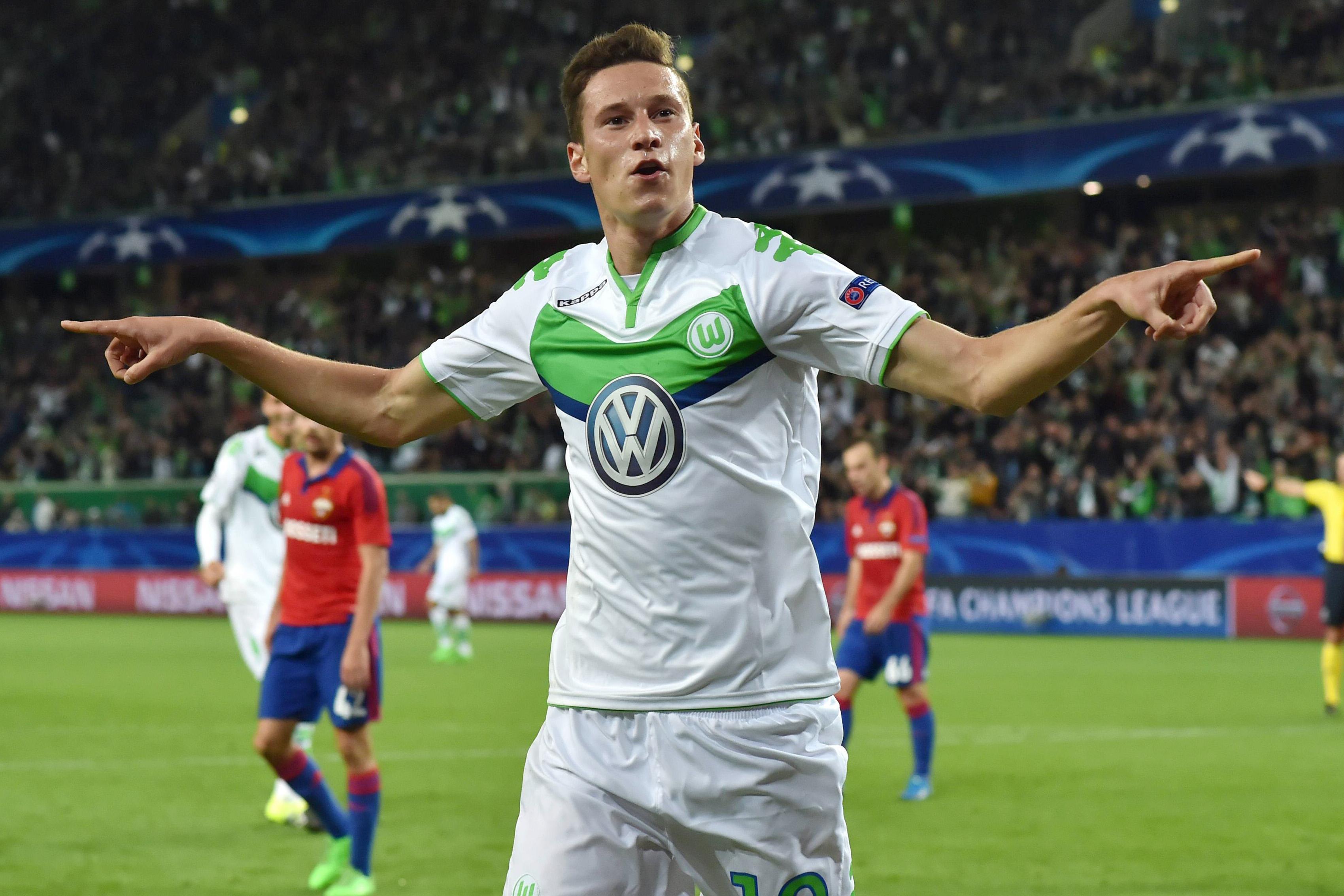 draxler esulta wolfsburg away champions league settembre 2015 ifa