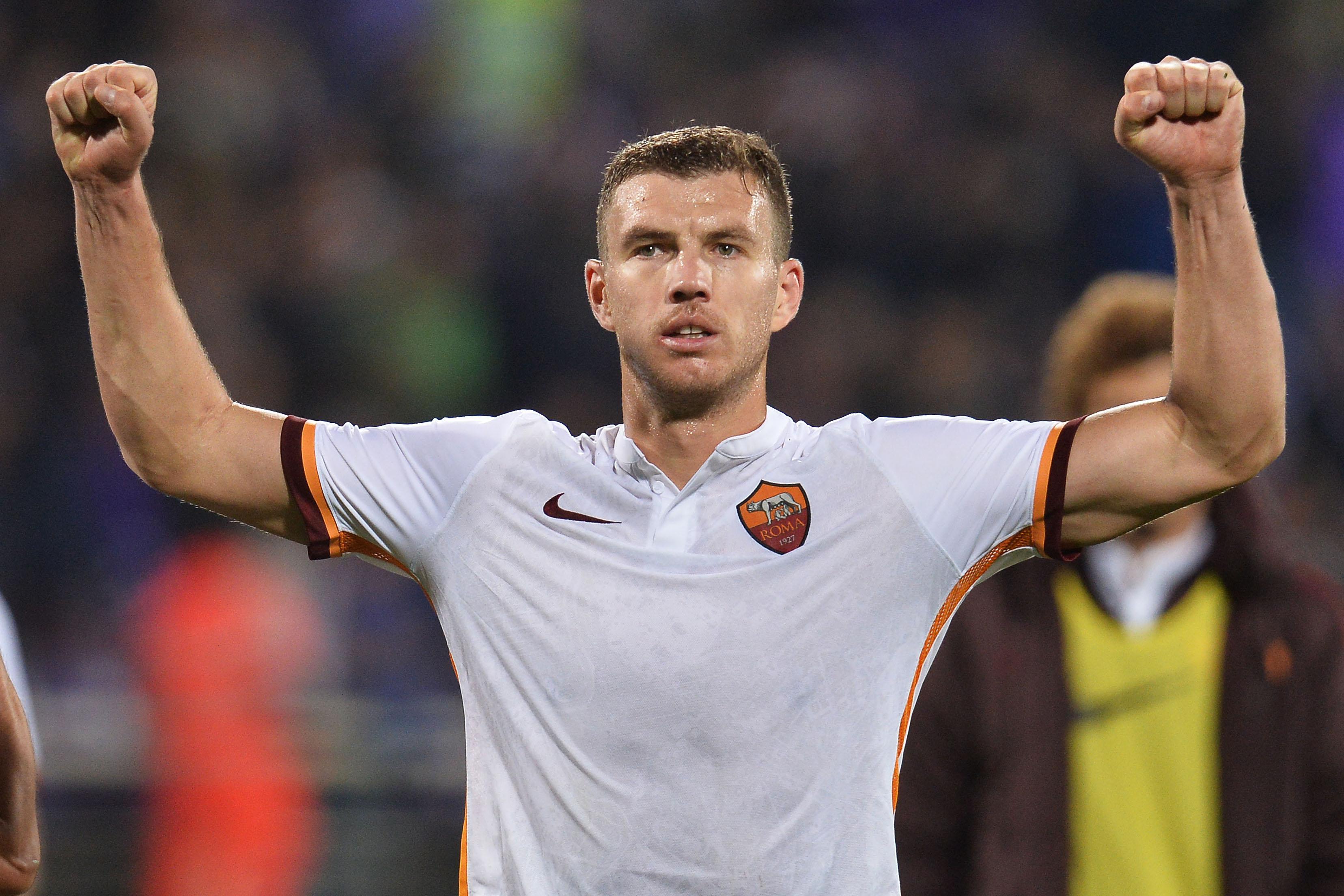 dzeko esulta roma away ottobre 2015 ifa