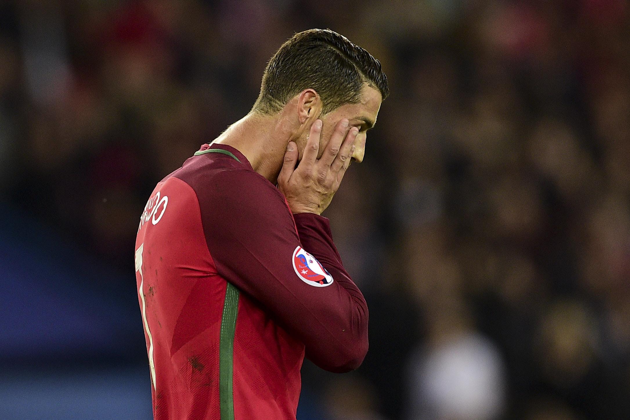 ronaldo cristiano deluso portogallo europei giugno 2016 ifa