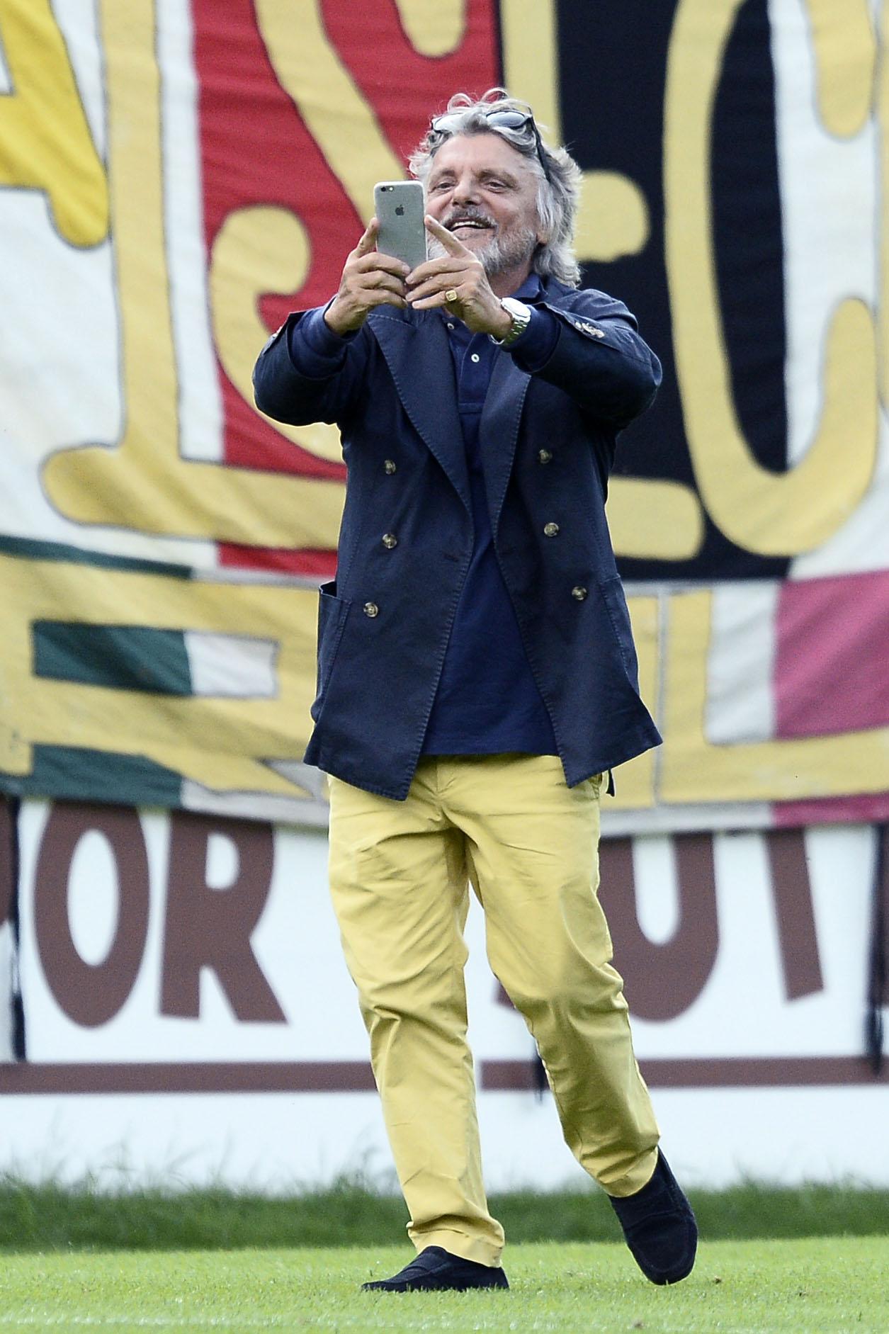 ferrero selfie sampdoria luglio 2015 ifa