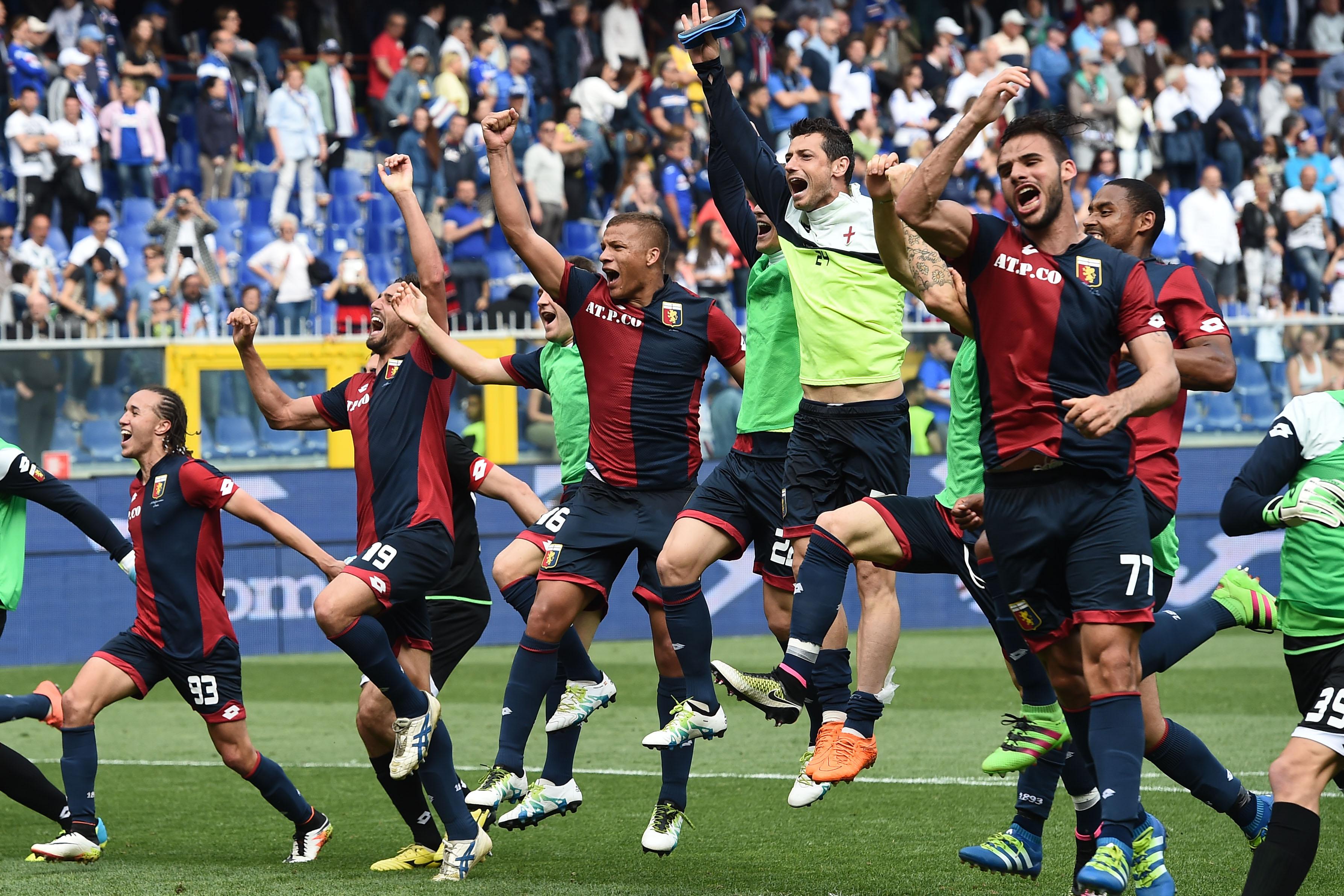 genoa esultanza bis maggio 2016 ifa