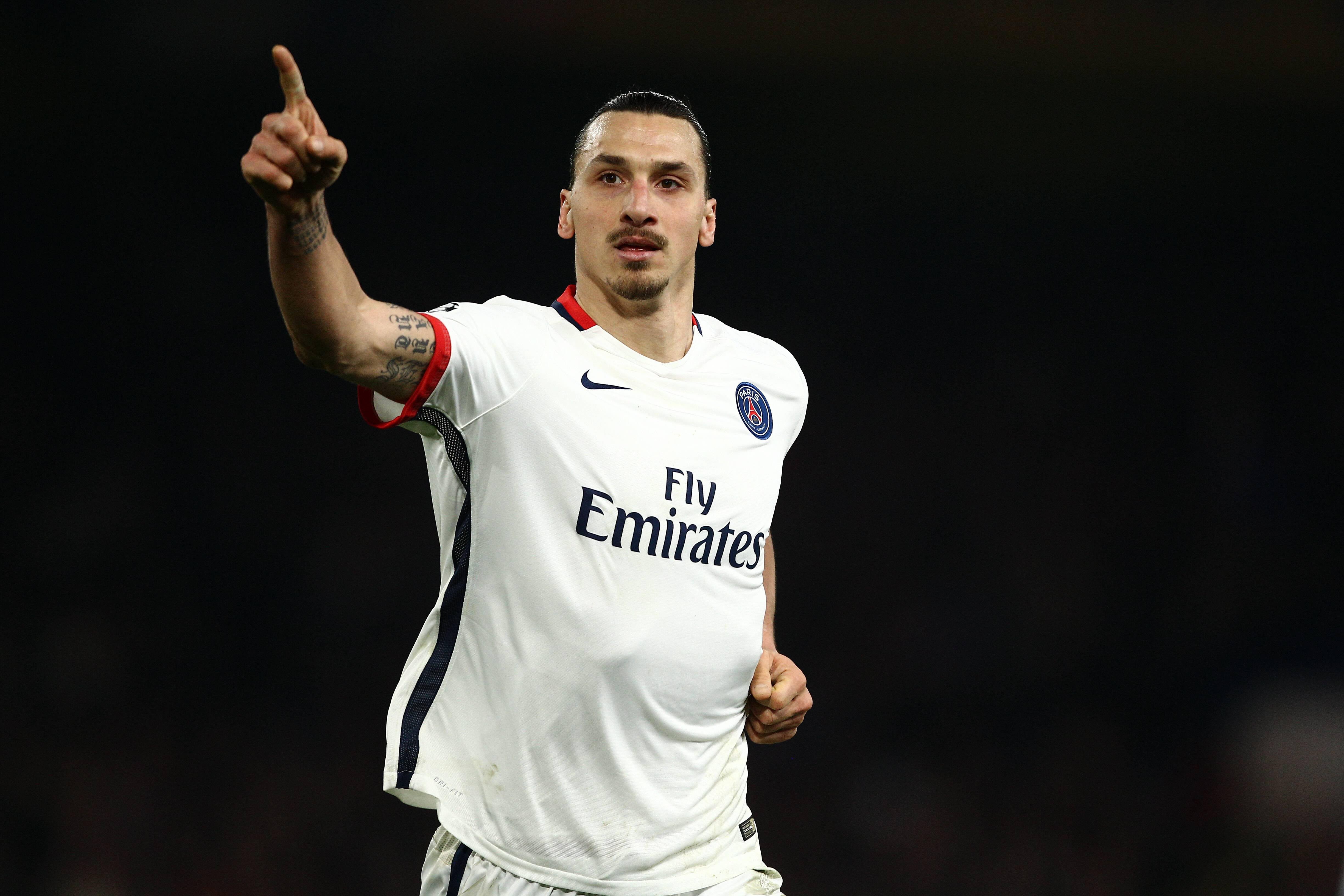 ibrahimovic esulta psg away champions league marzo 2016 ifa