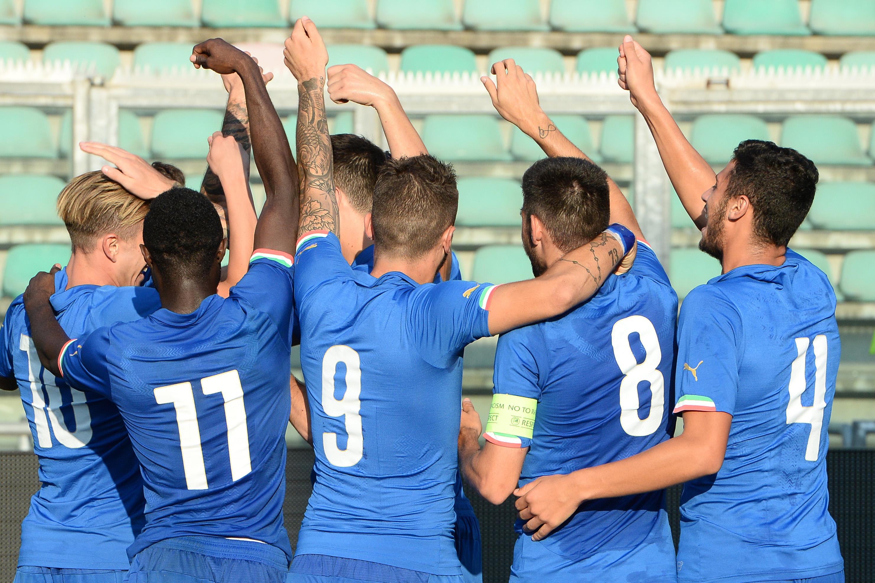 italia under 21 esultanza settembre 2015 ifa