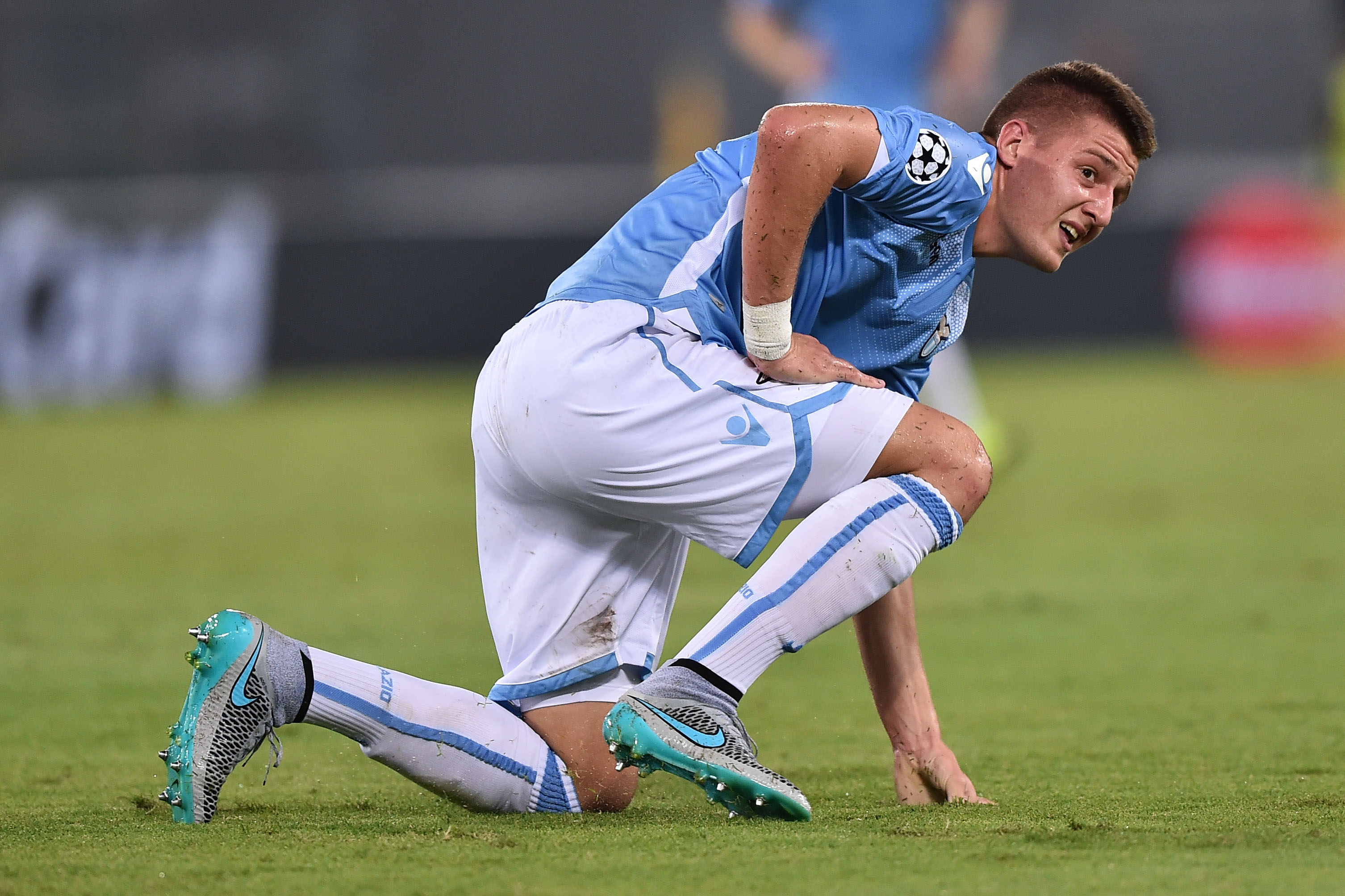 milinkovic savic disteso lazio champions league agosto 2015 ifa
