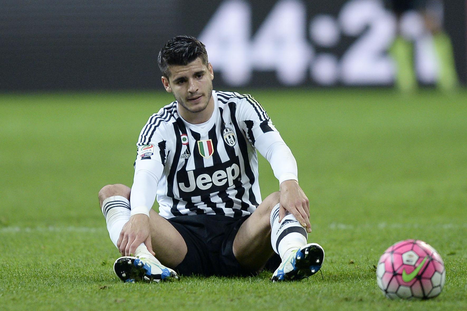 morata disteso bis juventus aprile 2016 ifa