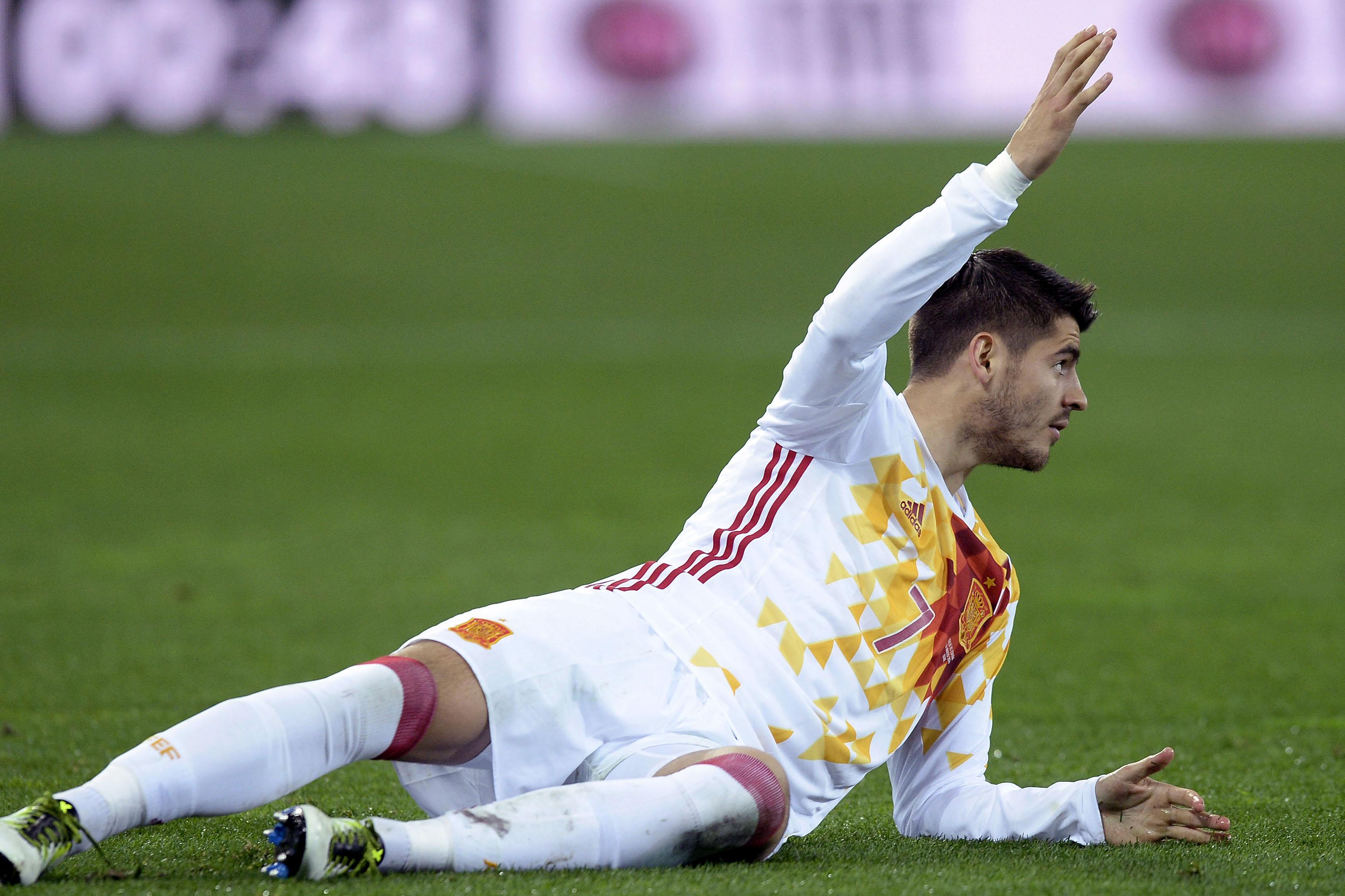 morata disteso spagna away marzo 2016 ifa