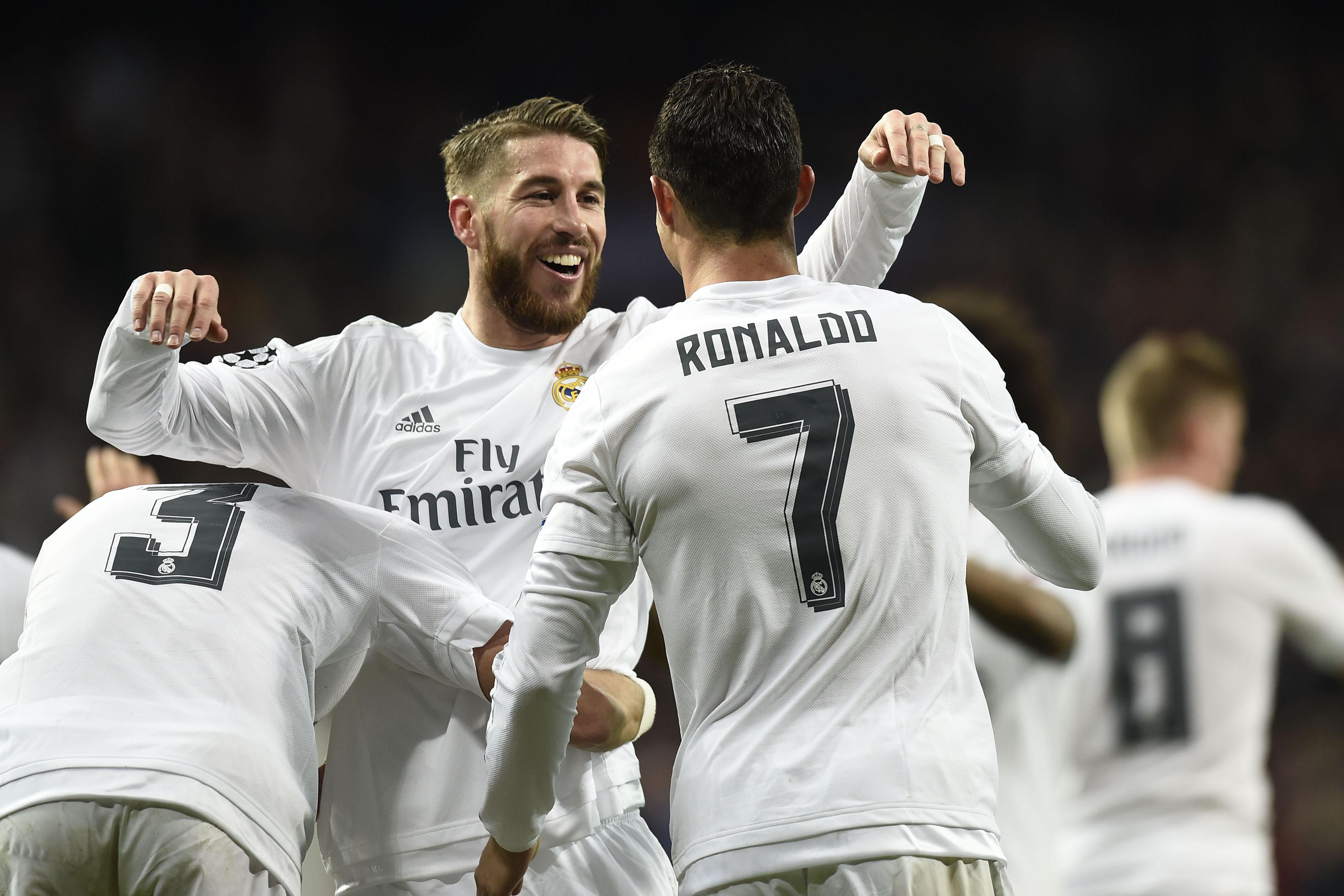 ramos ronaldo cristiano esultano real madrid champions league marzo 2016 ifa