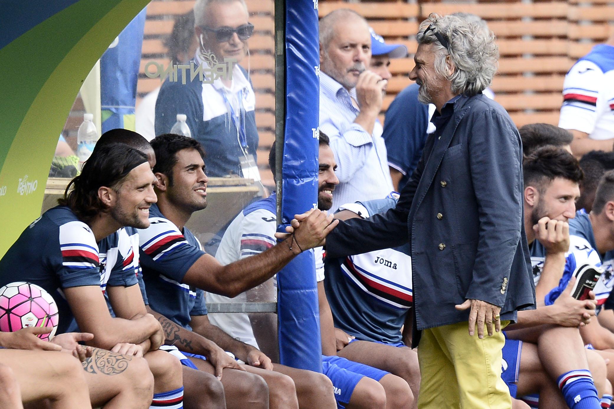 silvestre ferrero panchina sampdoria luglio 2015 ifa