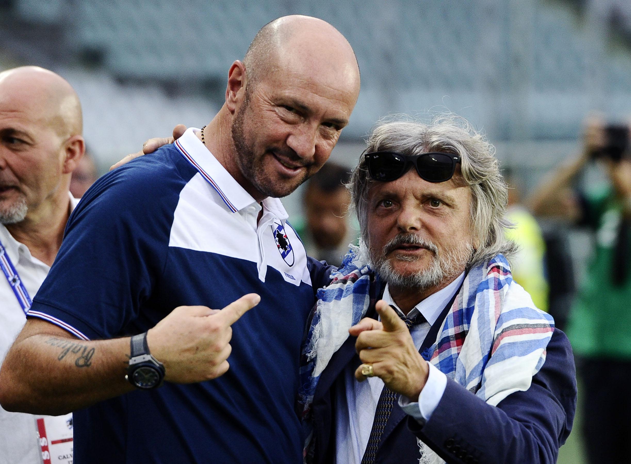 zenga ferrero sampdoria europa league luglio 2015 ifa