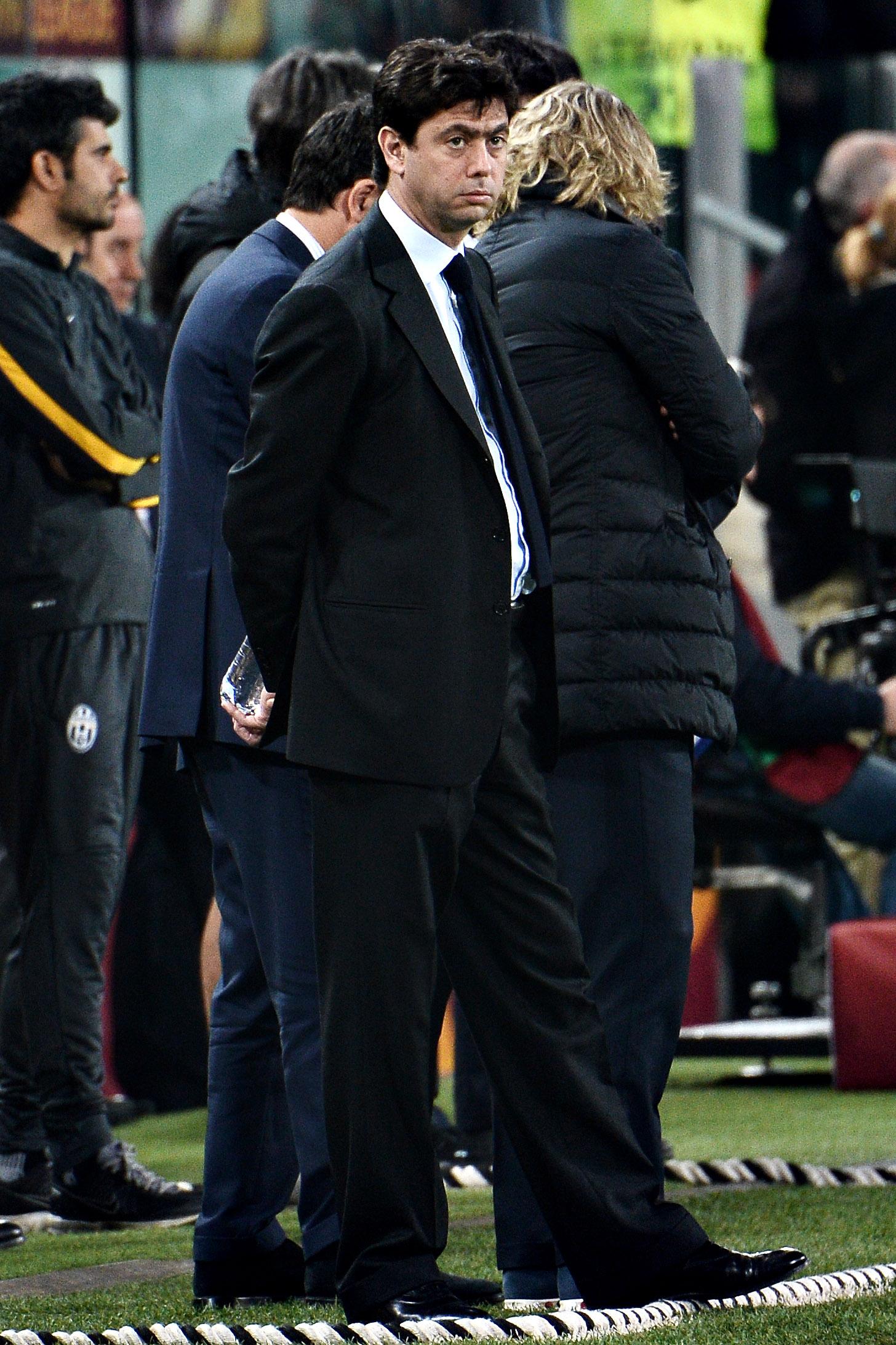 agnelli bordocampo juventus europaleague marzo 2014 ifa