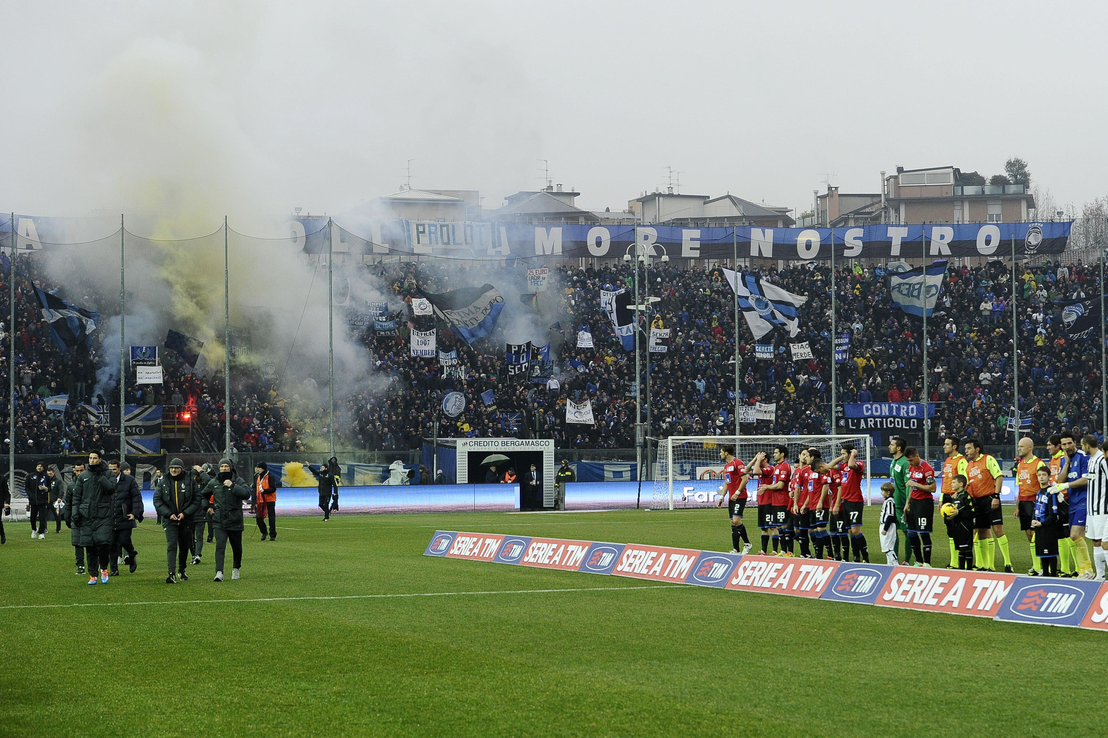 coreografia tifosi atalanta ifa