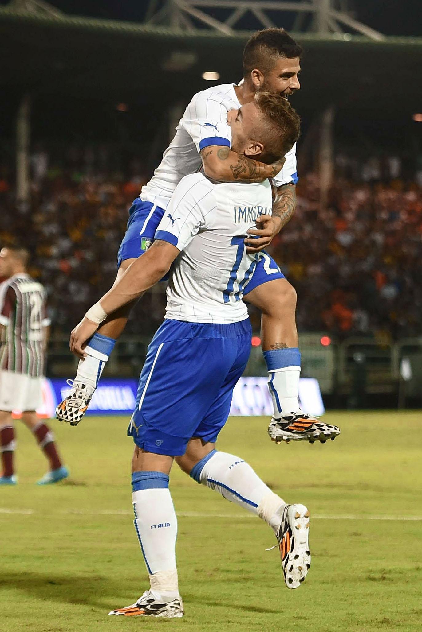 insigne immobile esultano italia away giugno 2014 ifa