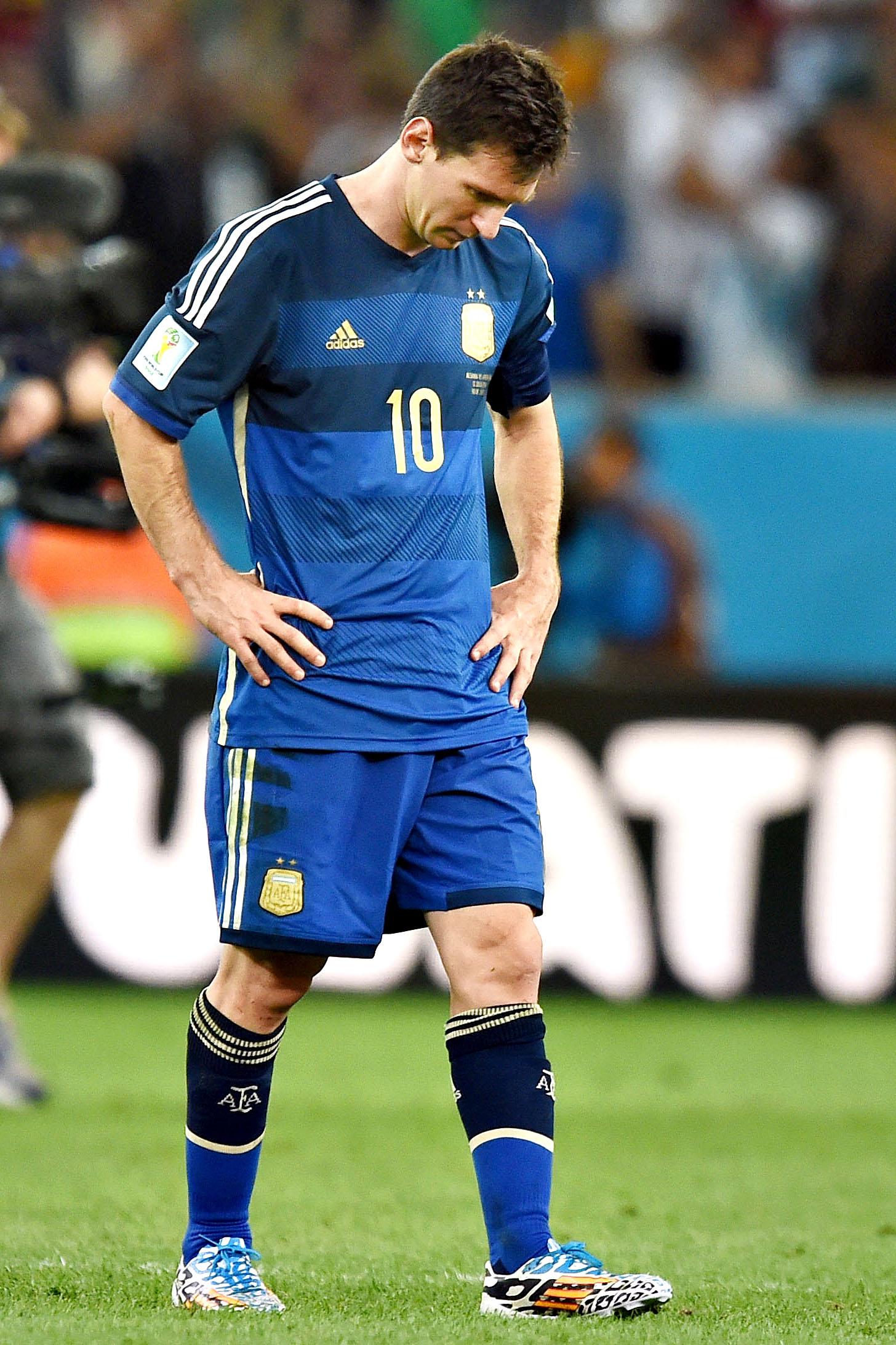 messi deluso argentina away luglio 2014 ifa