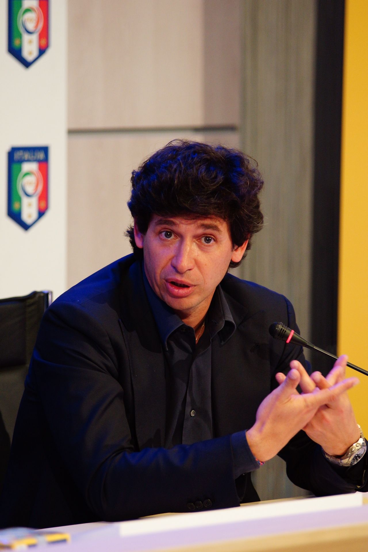 albertini demetrio conferenza stampa coverciano maggio 2014