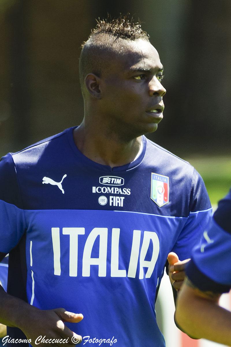 balotelli mario primo piano allenamento italia maggio 2014
