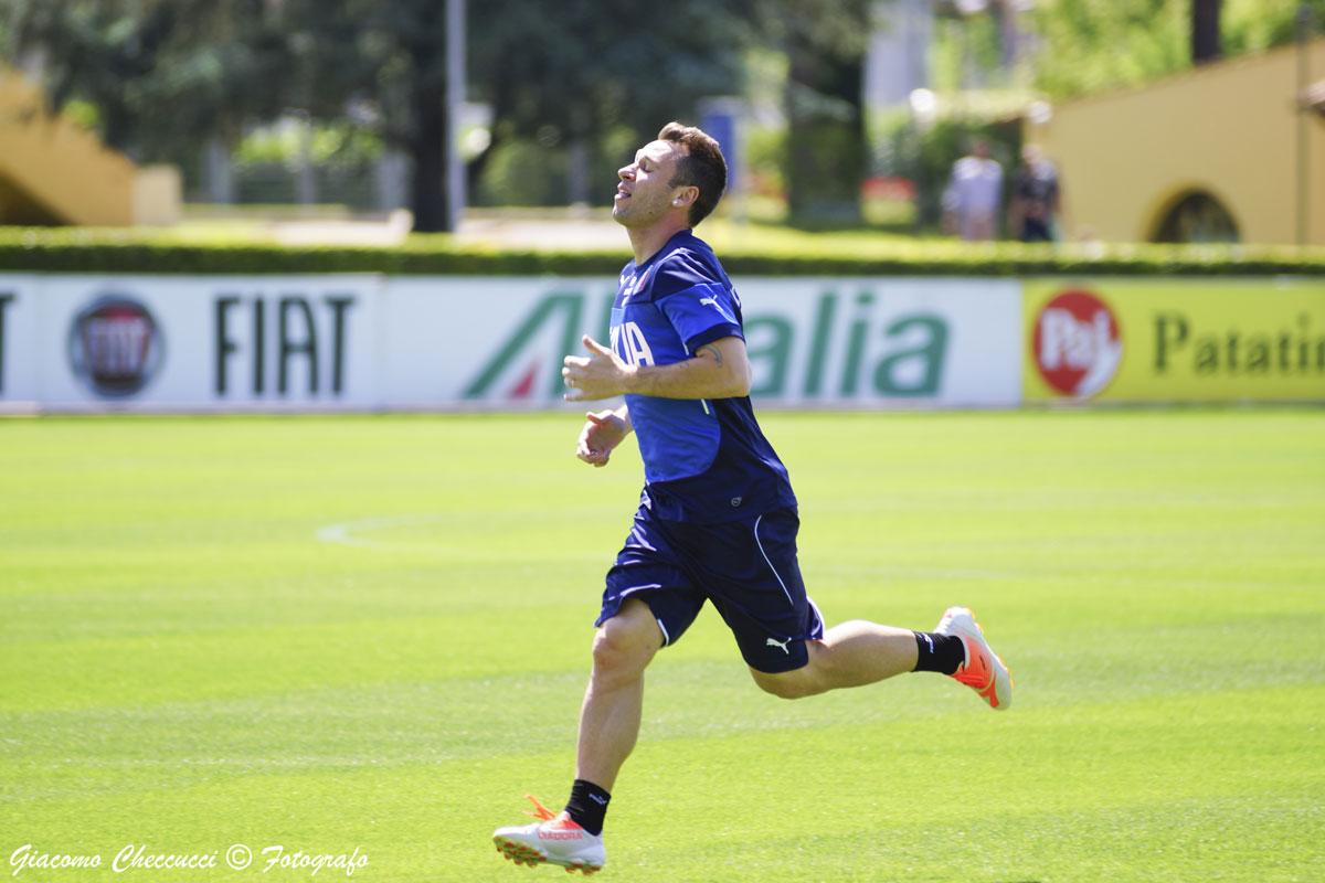 cassano antonio 1 corsa allenamento italia maggio 2014