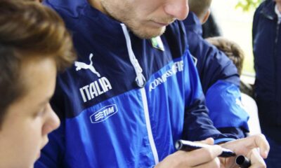 immobile ciro autografo tifosi italia maggio 2014 jpg