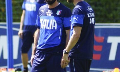 pirlo marchisio allenamento italia maggio 2014