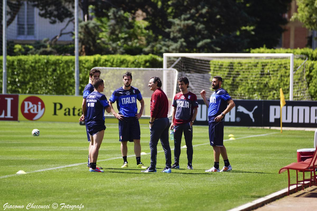 prandelli cesare colloquio allenamento italia maggio 2014