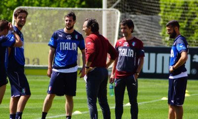 prandelli colloquio gruppo italia allenamento maggio 2014