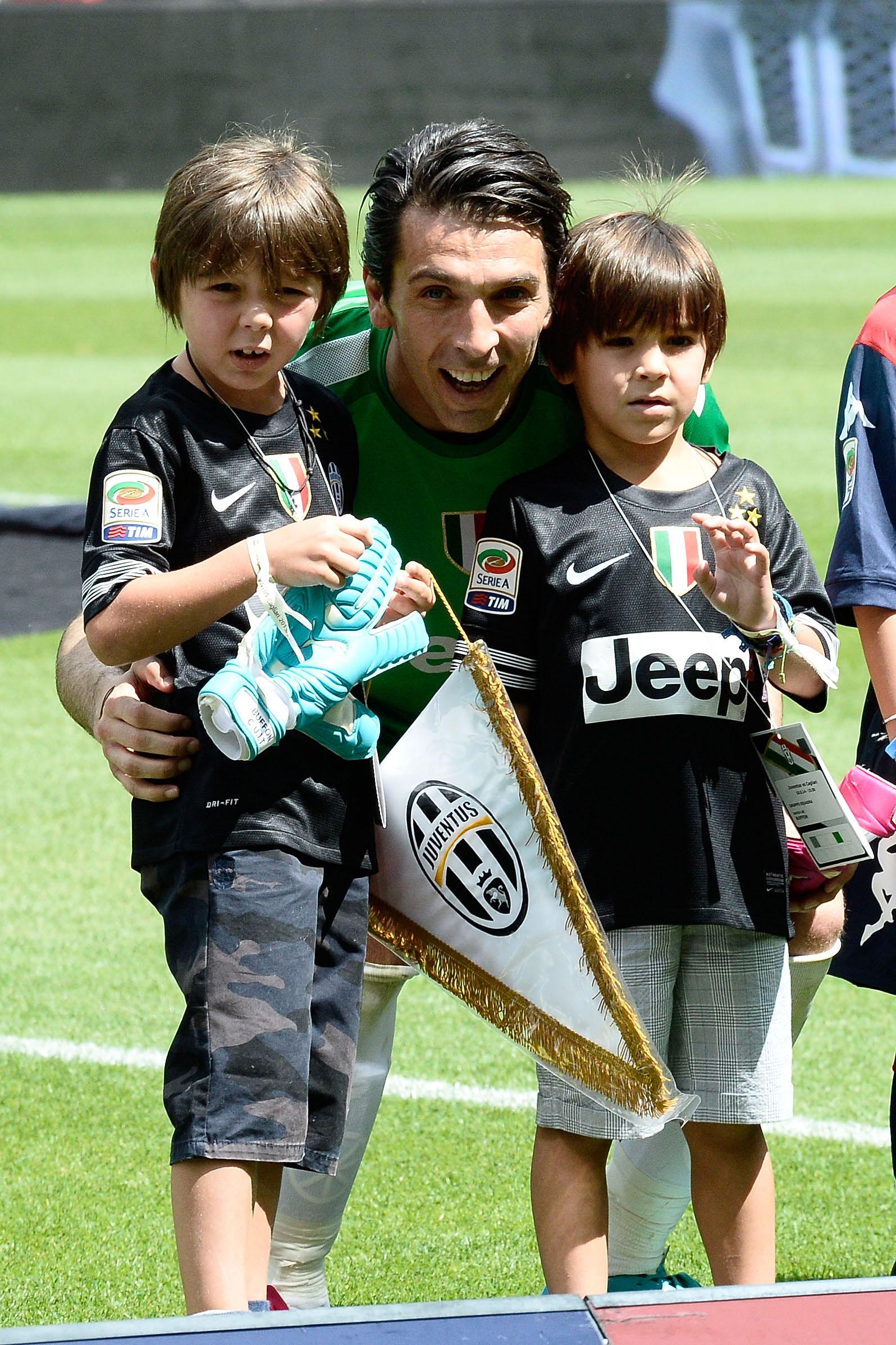 buffon figli juventus maggio 2014 ifa
